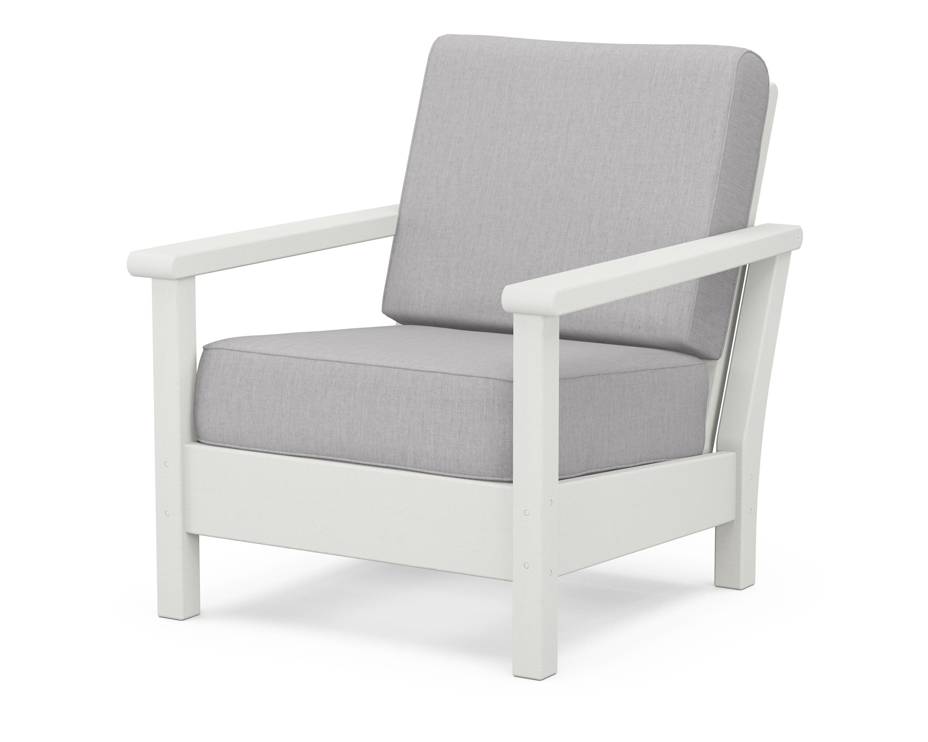 Harbour Deep Seating Chair in Vintage White / Granite