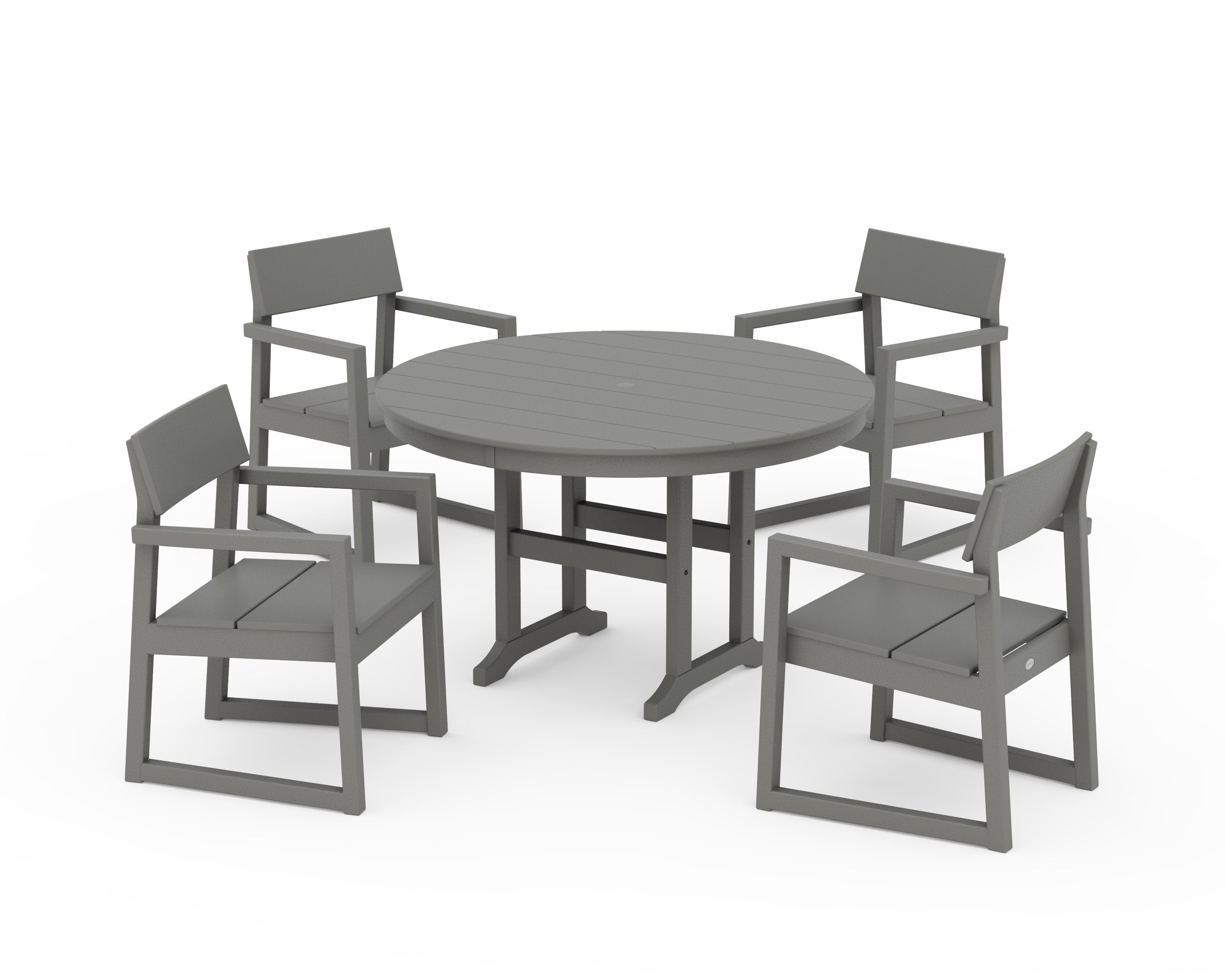 EDGE 5-Piece Round Farmhouse Dining Set