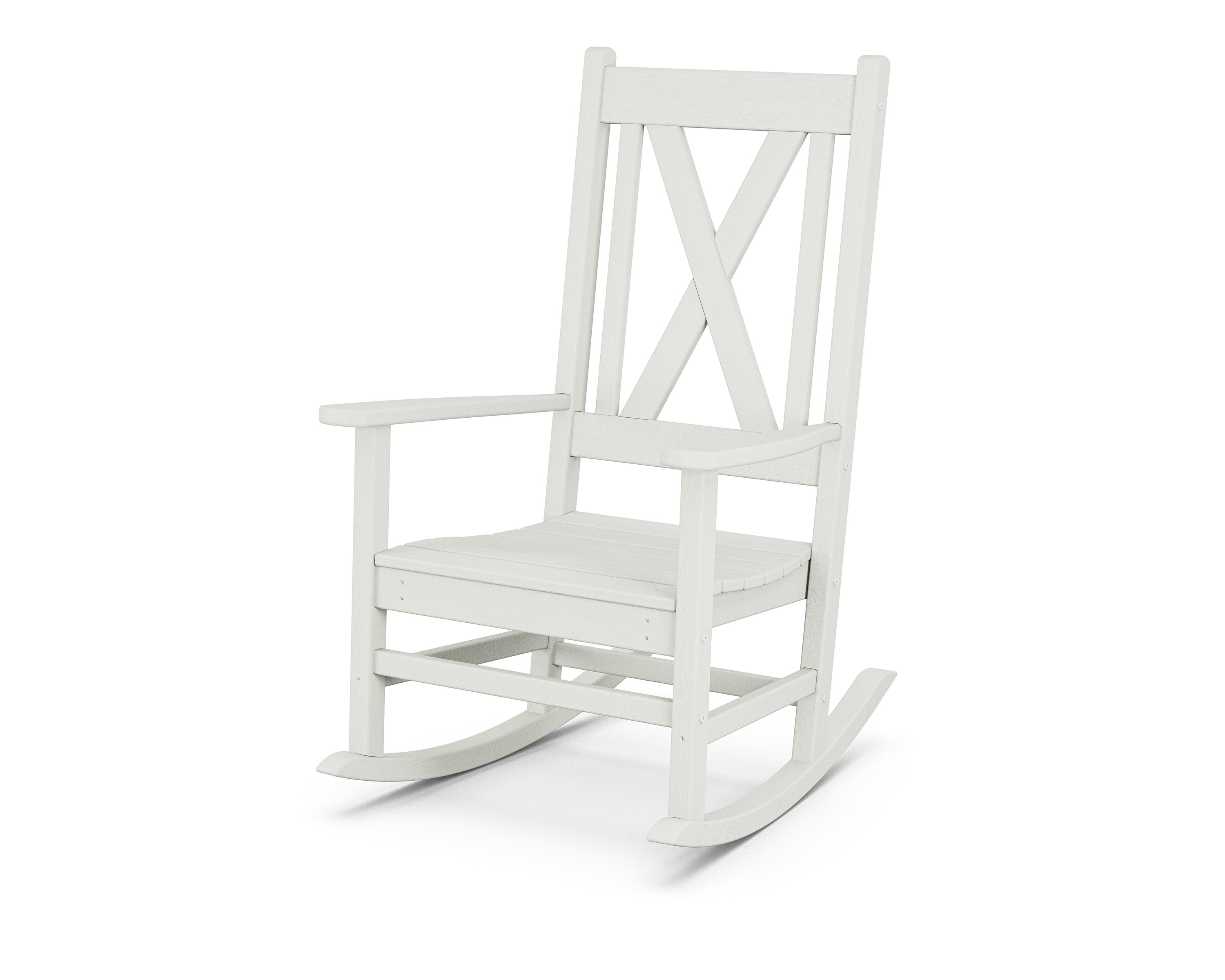 Braxton Porch Rocking Chair in Vintage White