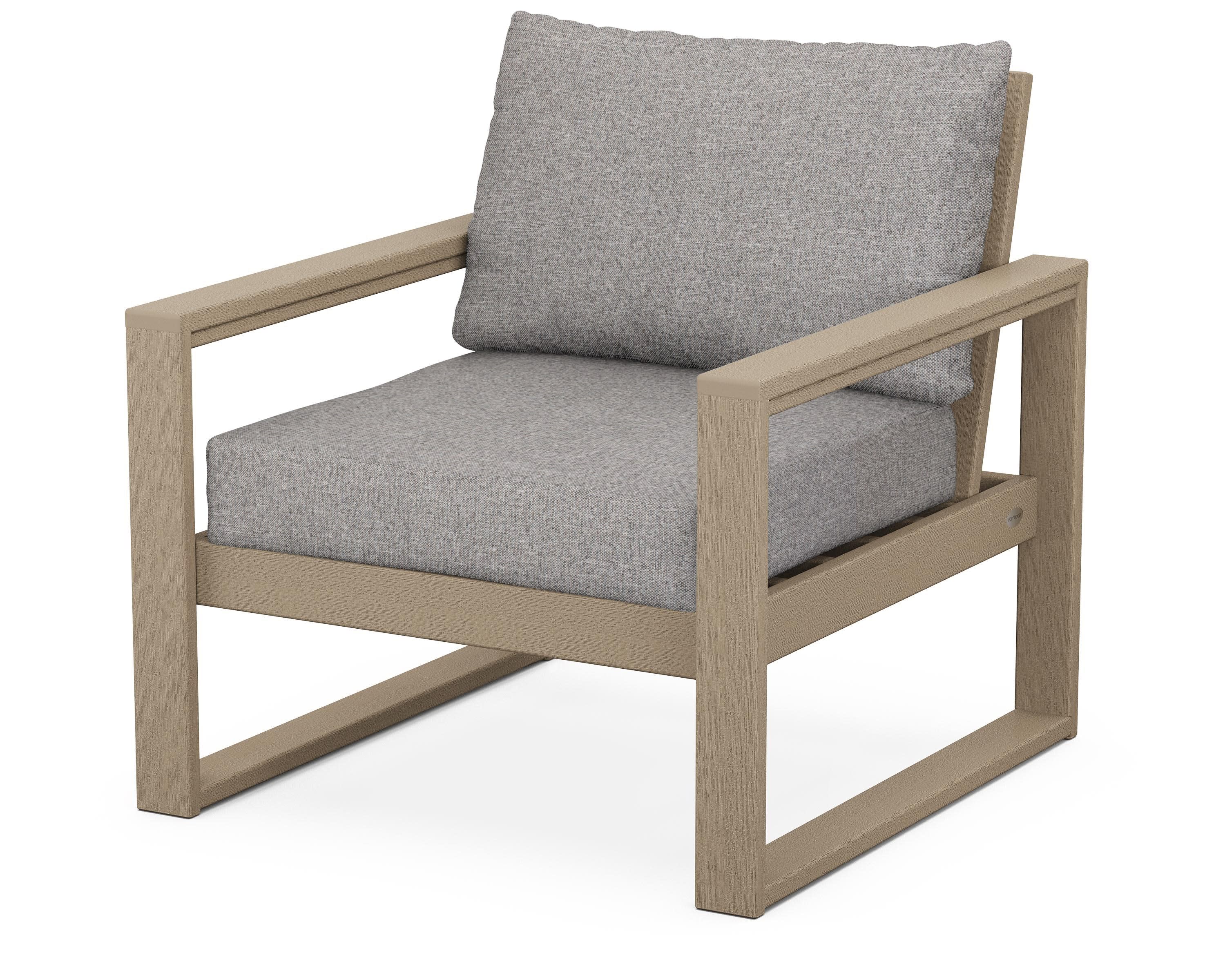 EDGE Club Chair in Vintage Sahara / Grey Mist