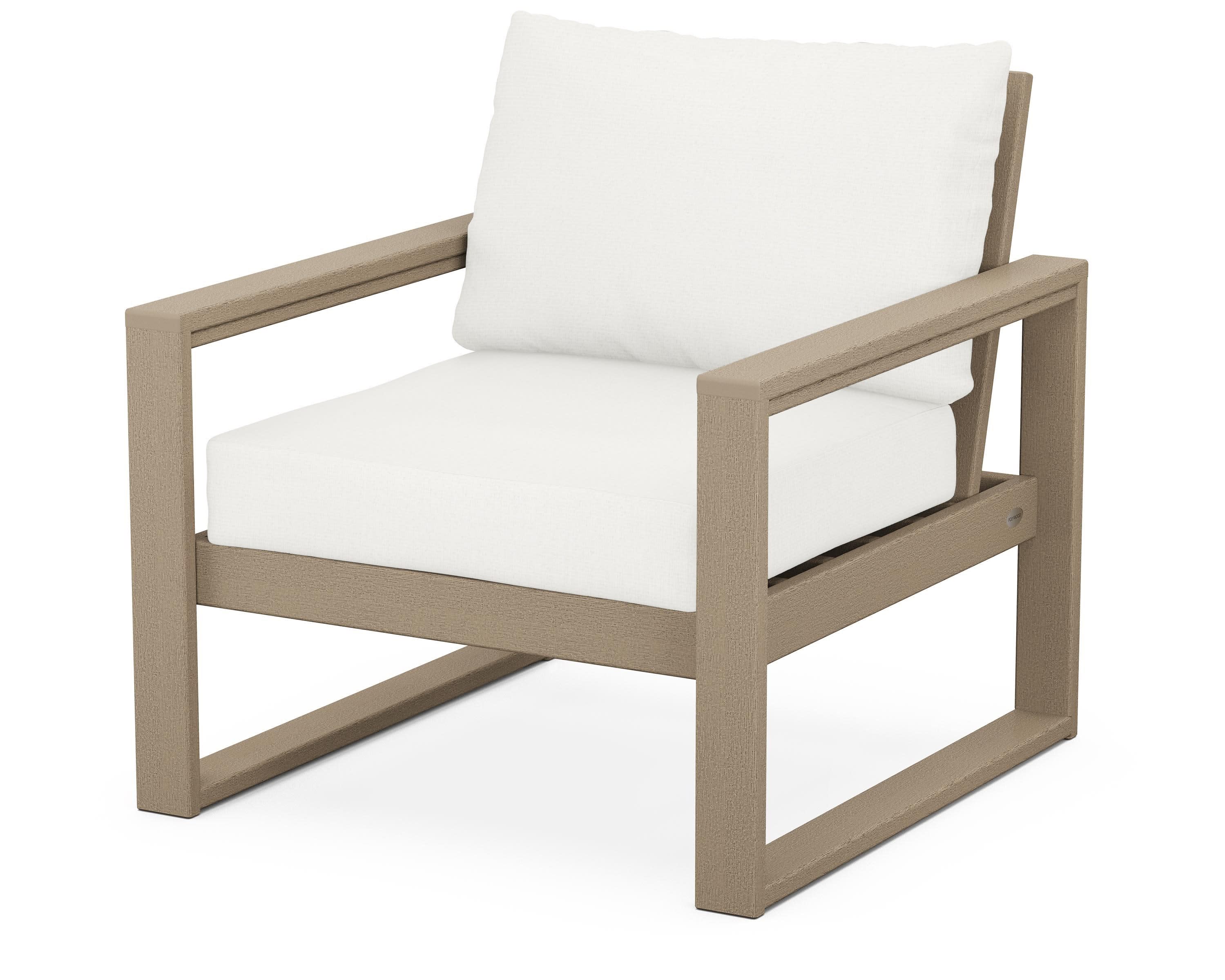 EDGE Club Chair in Vintage Sahara / Natural Linen