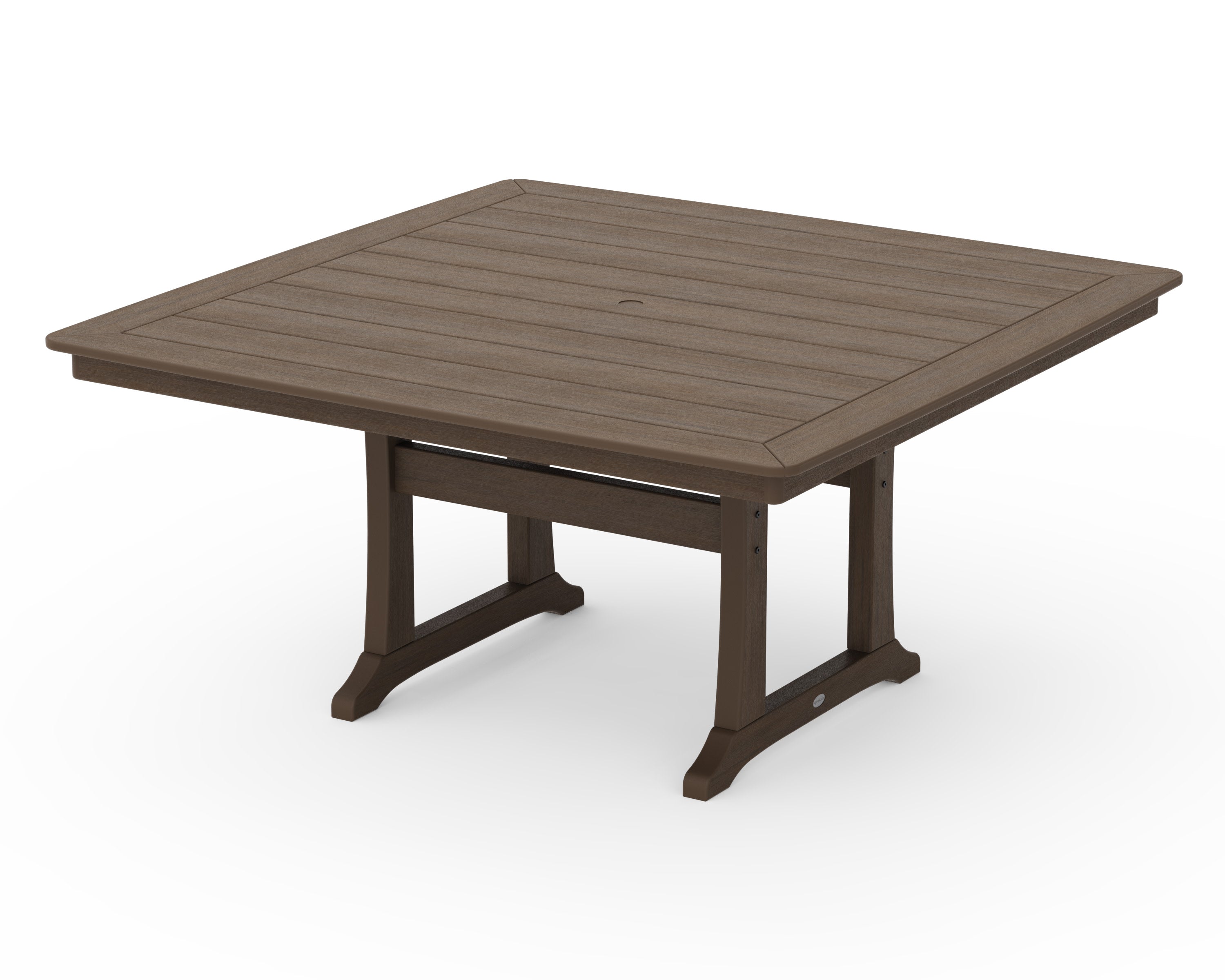 Nautical Trestle 59" Dining Table in Kona