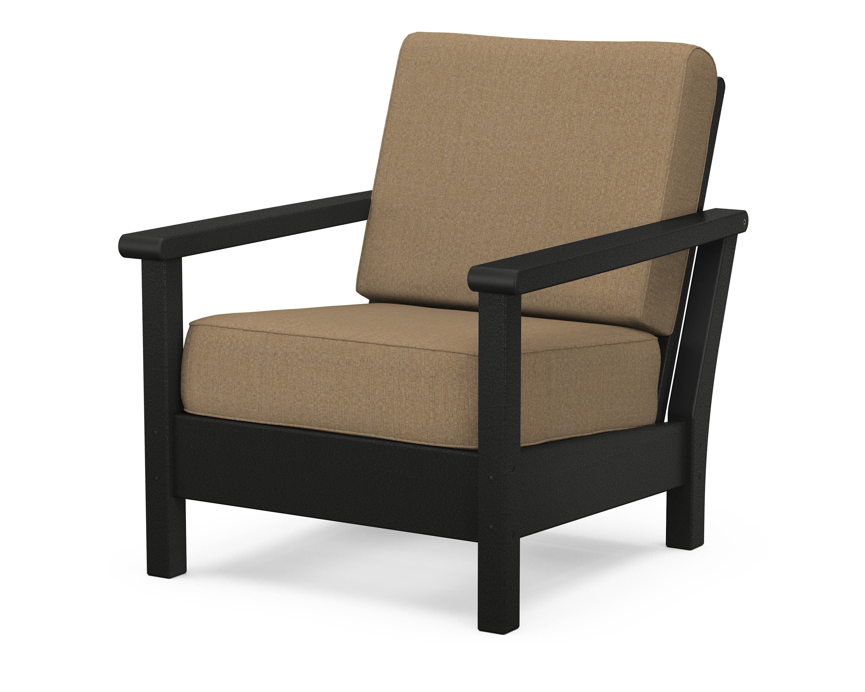 Harbour Deep Seating Chair in Black / Sesame