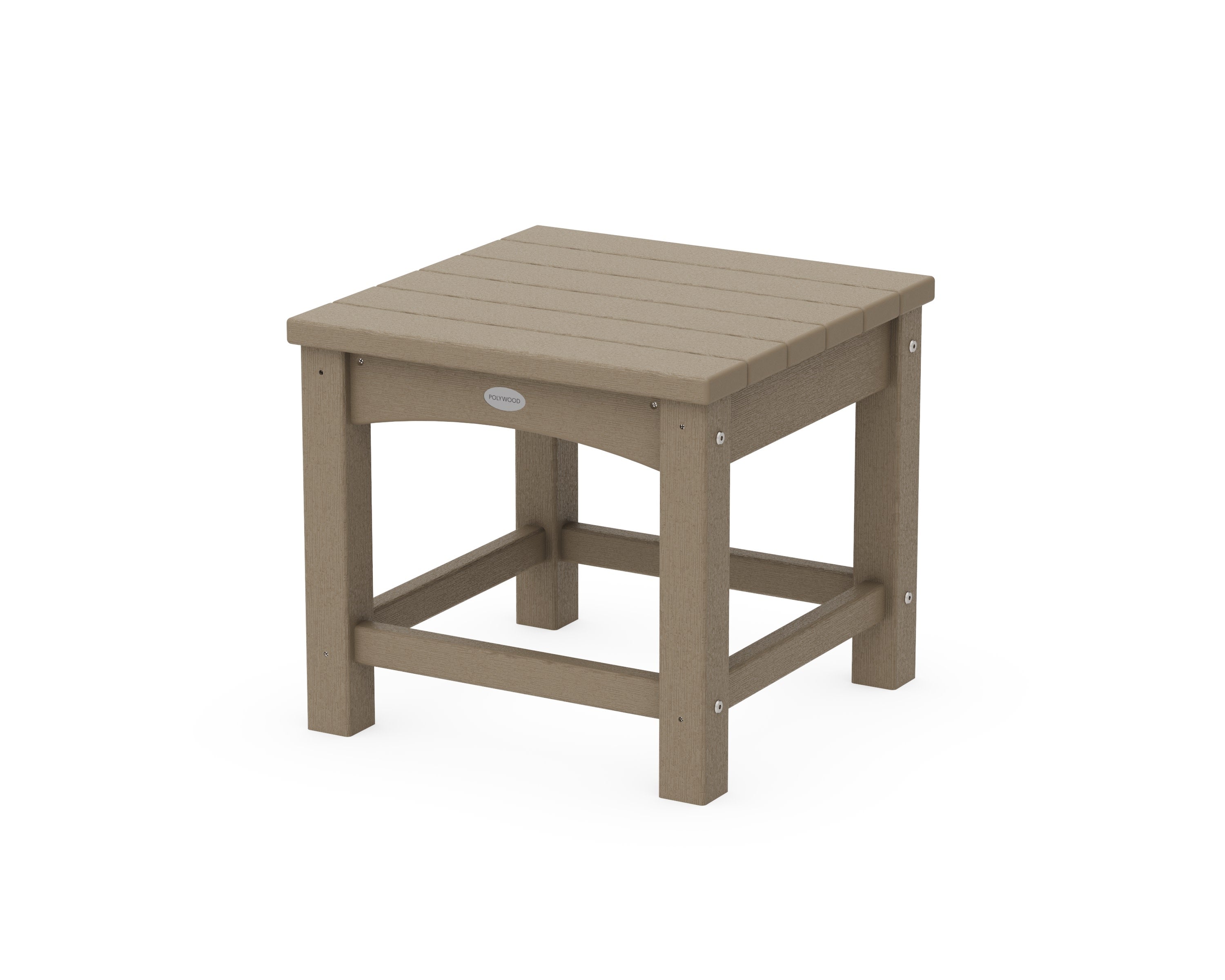 Club 18" End Table in Vintage Sahara