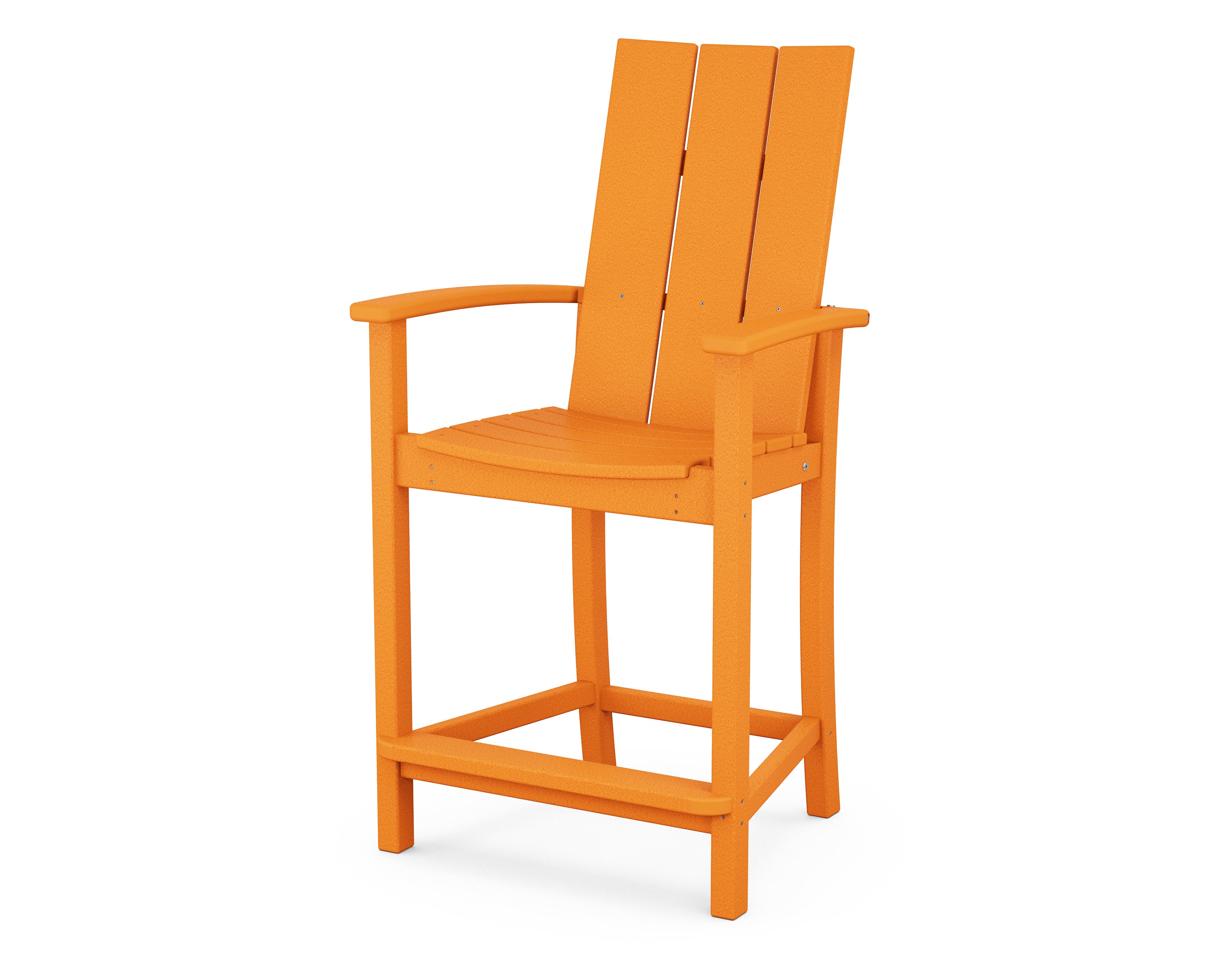 Modern Adirondack Counter Chair in Tangerine