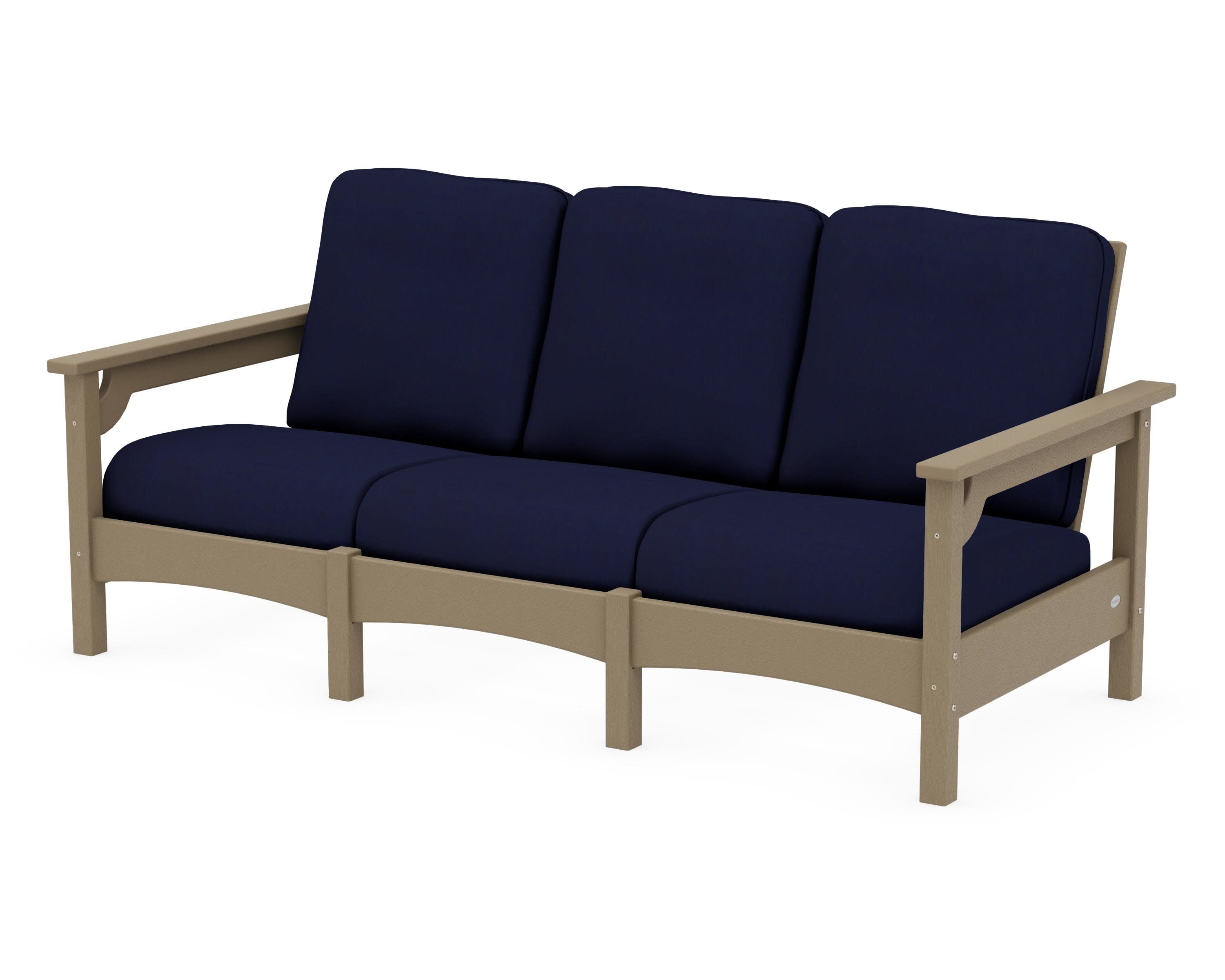 Club Sofa in Vintage Sahara / Navy