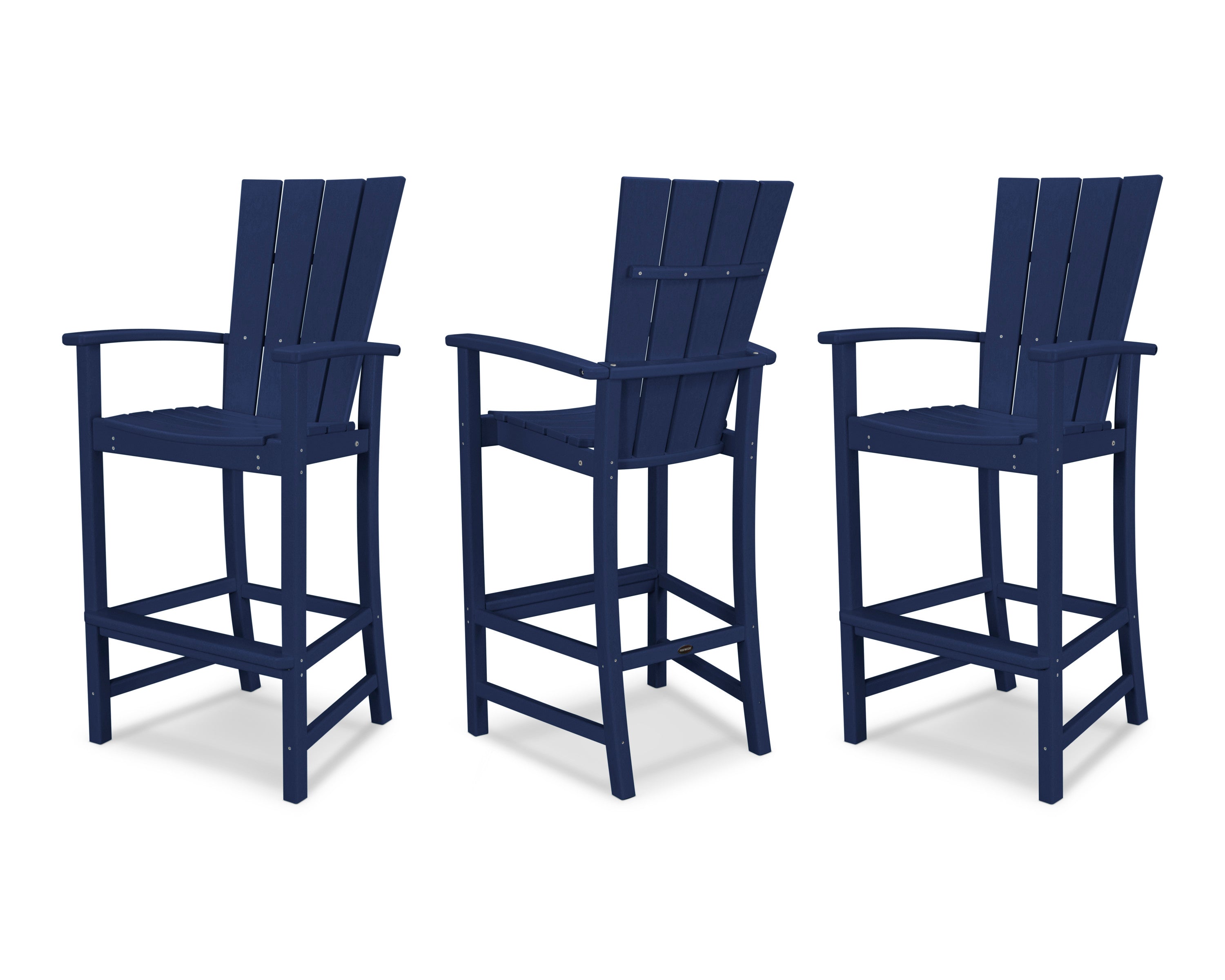 Quattro 3-Piece Bar Set in Navy