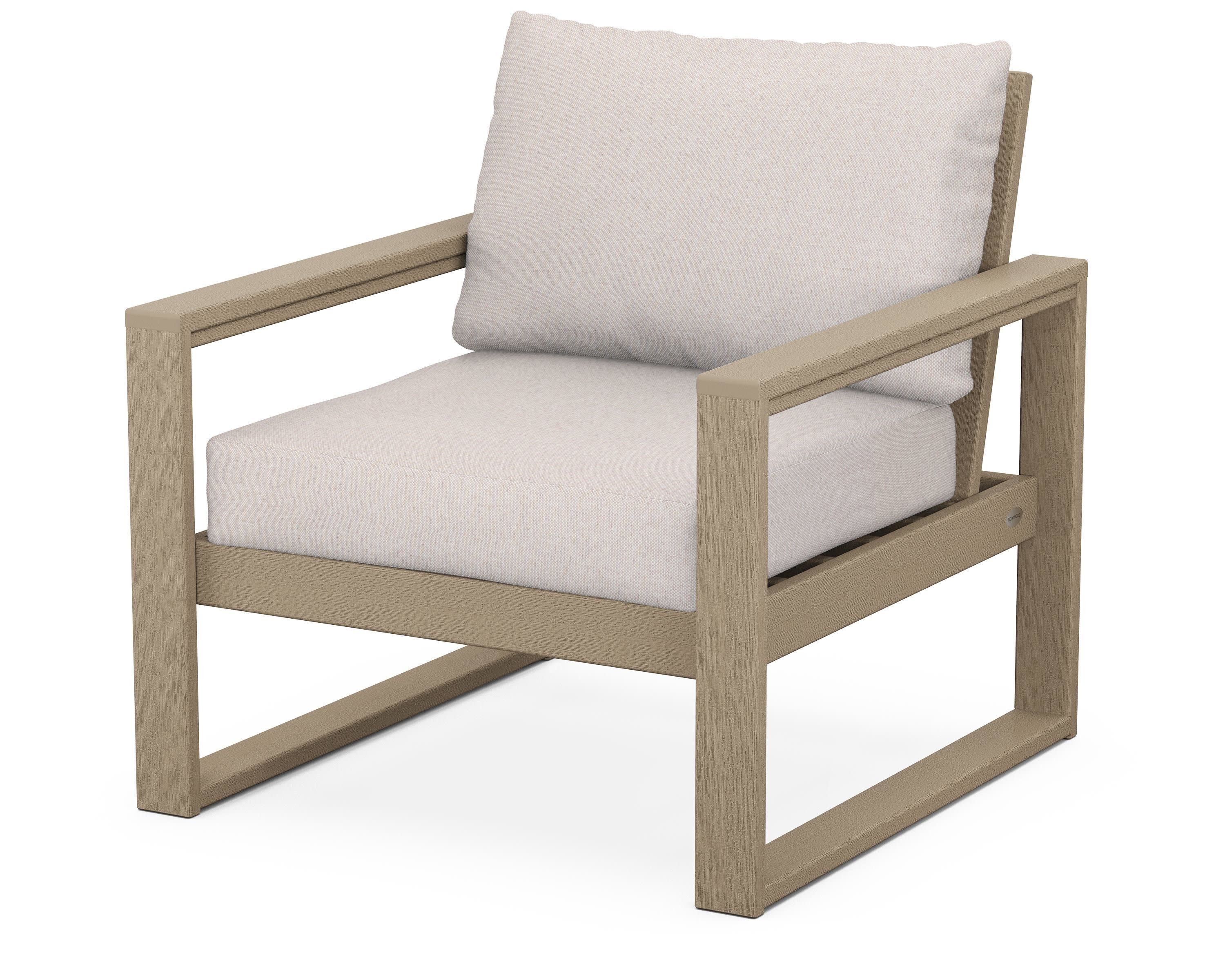 EDGE Club Chair in Vintage Sahara / Dune Burlap