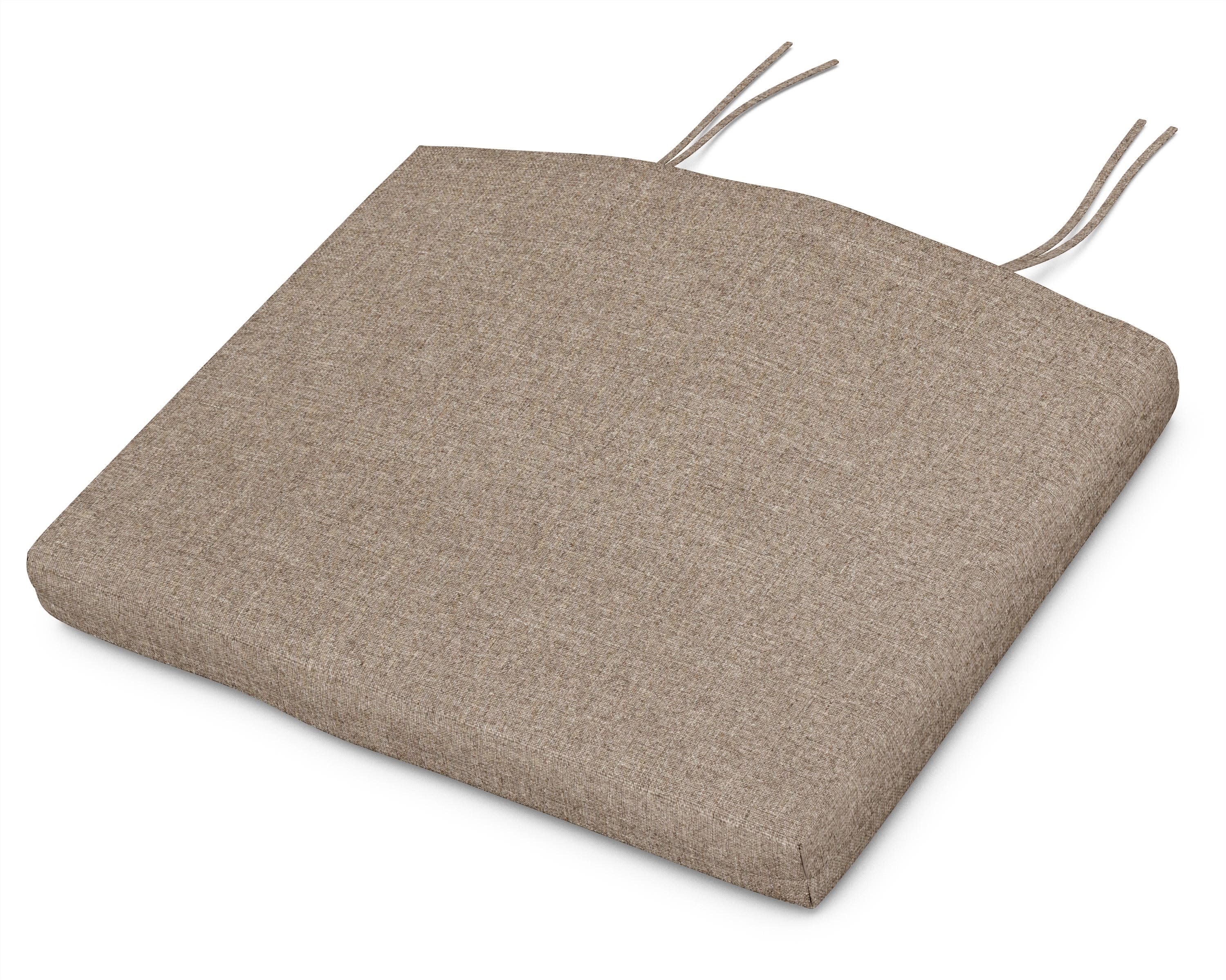 Standard Seat Cushion 18"D x 22"W x 2.5"H in Spiced Burlap
