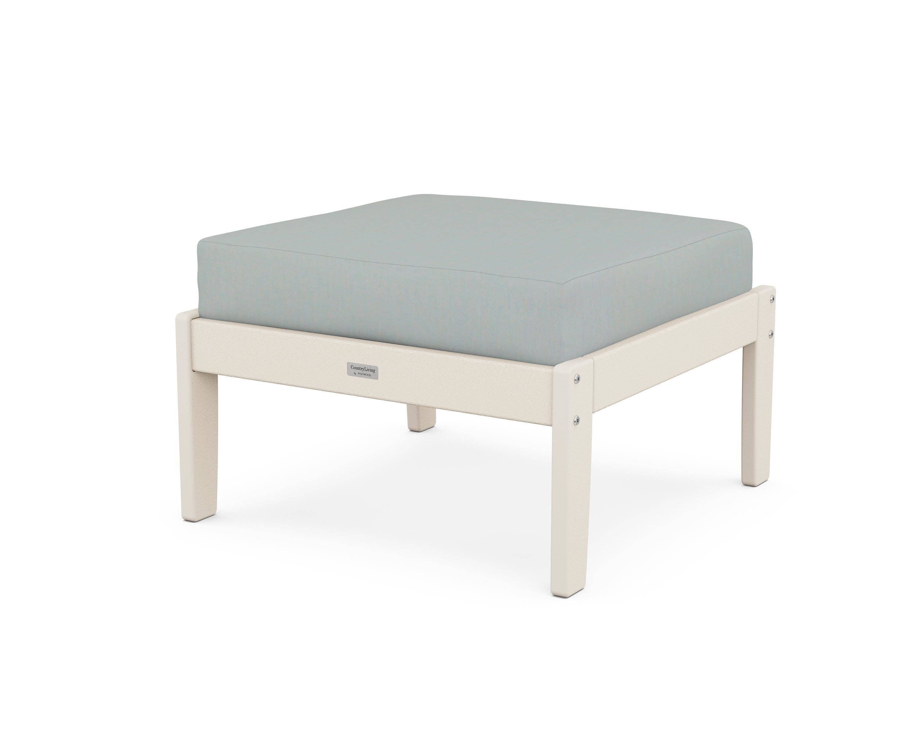 Cottage Deep Seating Ottoman in Sand / Spa