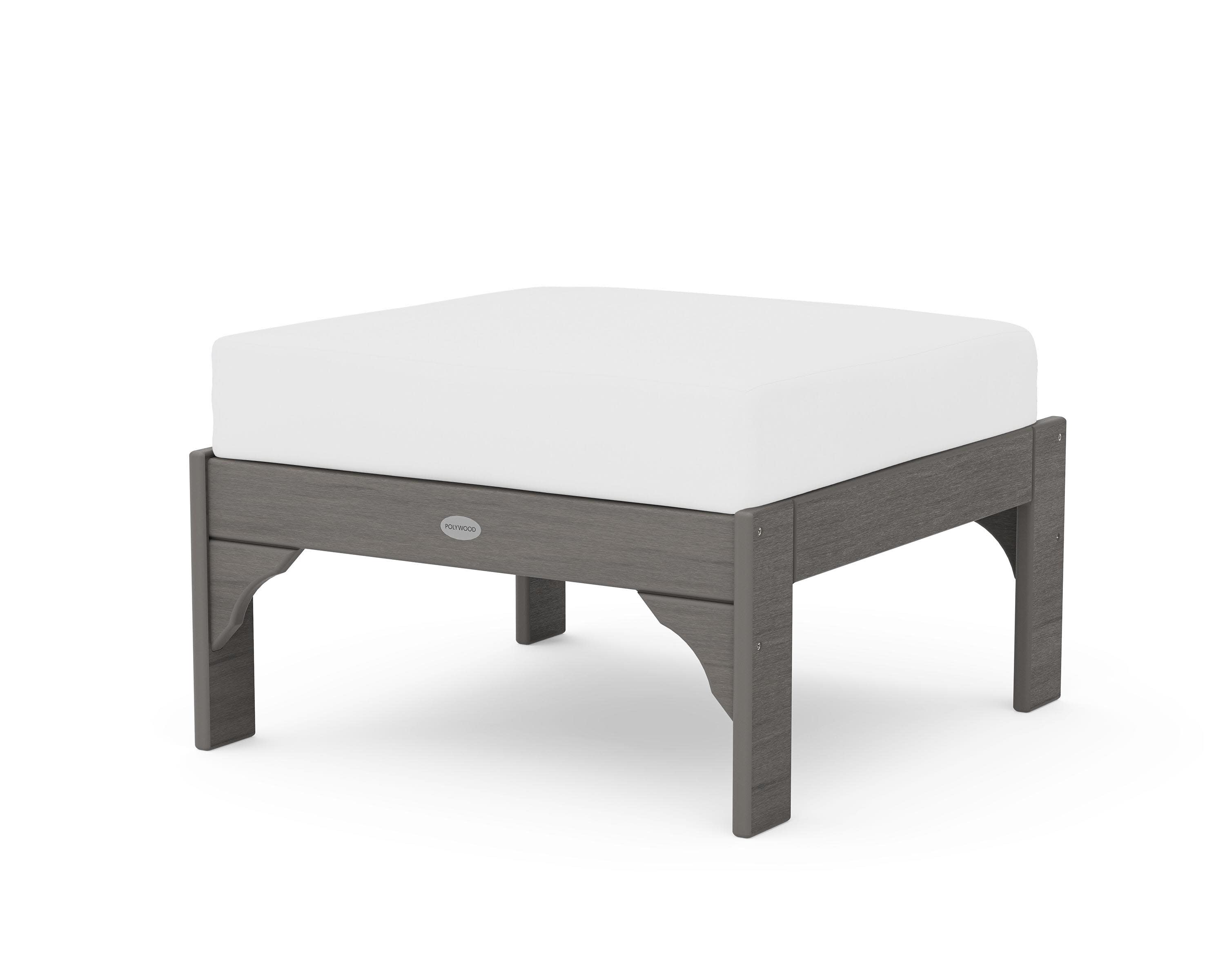 Vineyard Deep Seating Ottoman in Driftwood / Natural