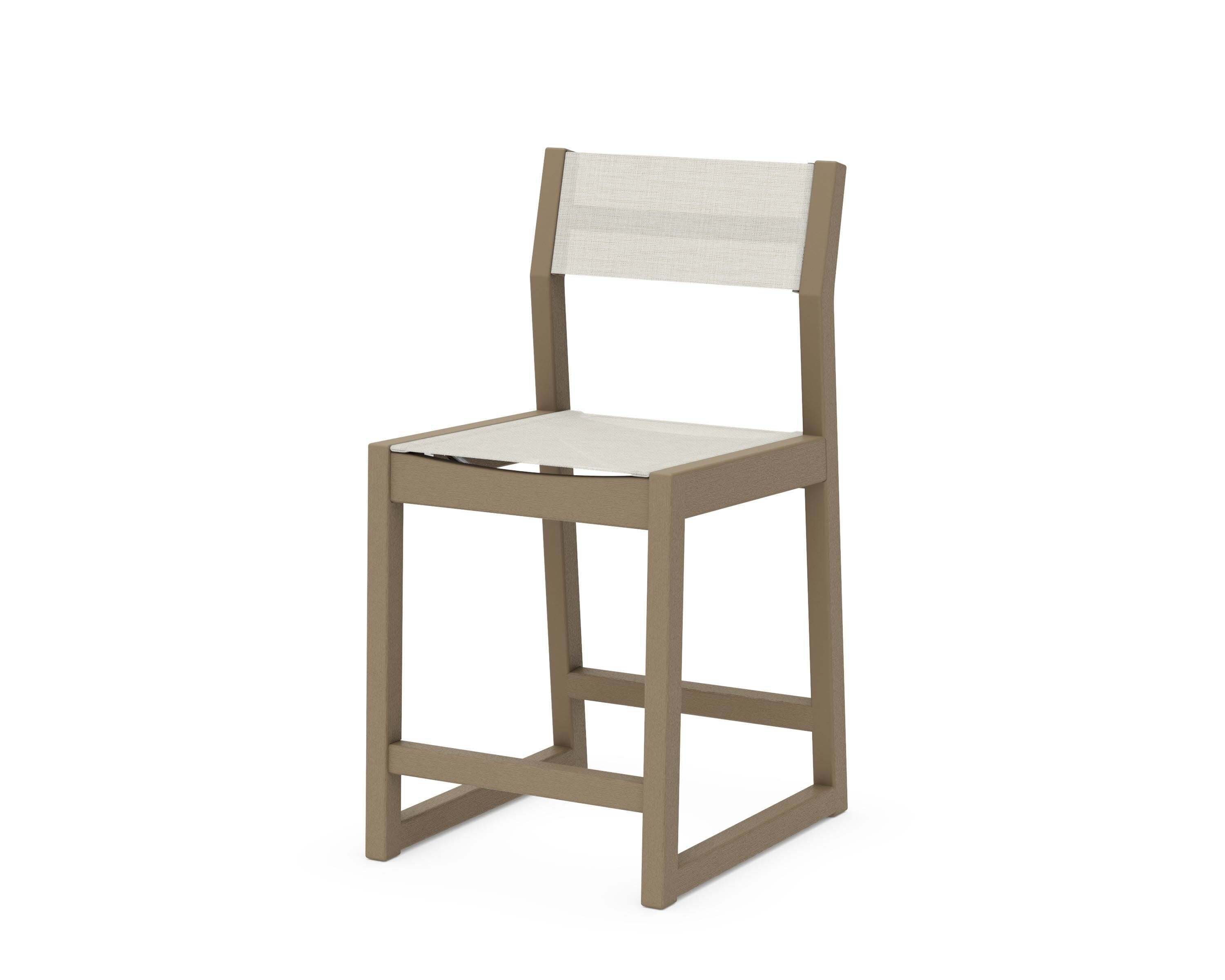 EDGE Sling Counter Side Chair in Vintage Sahara / Parchment Sling