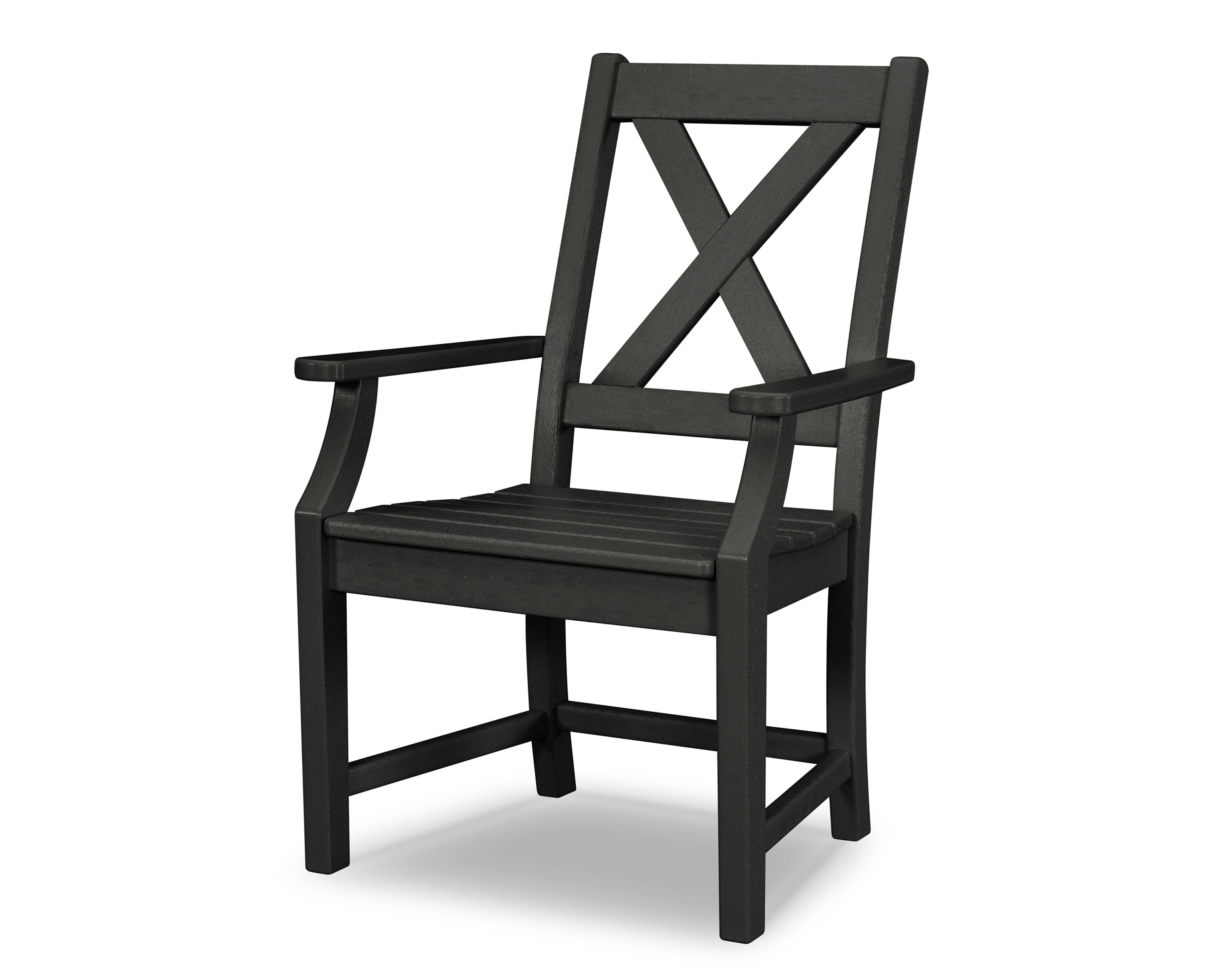 Braxton Dining Arm Chair in Black