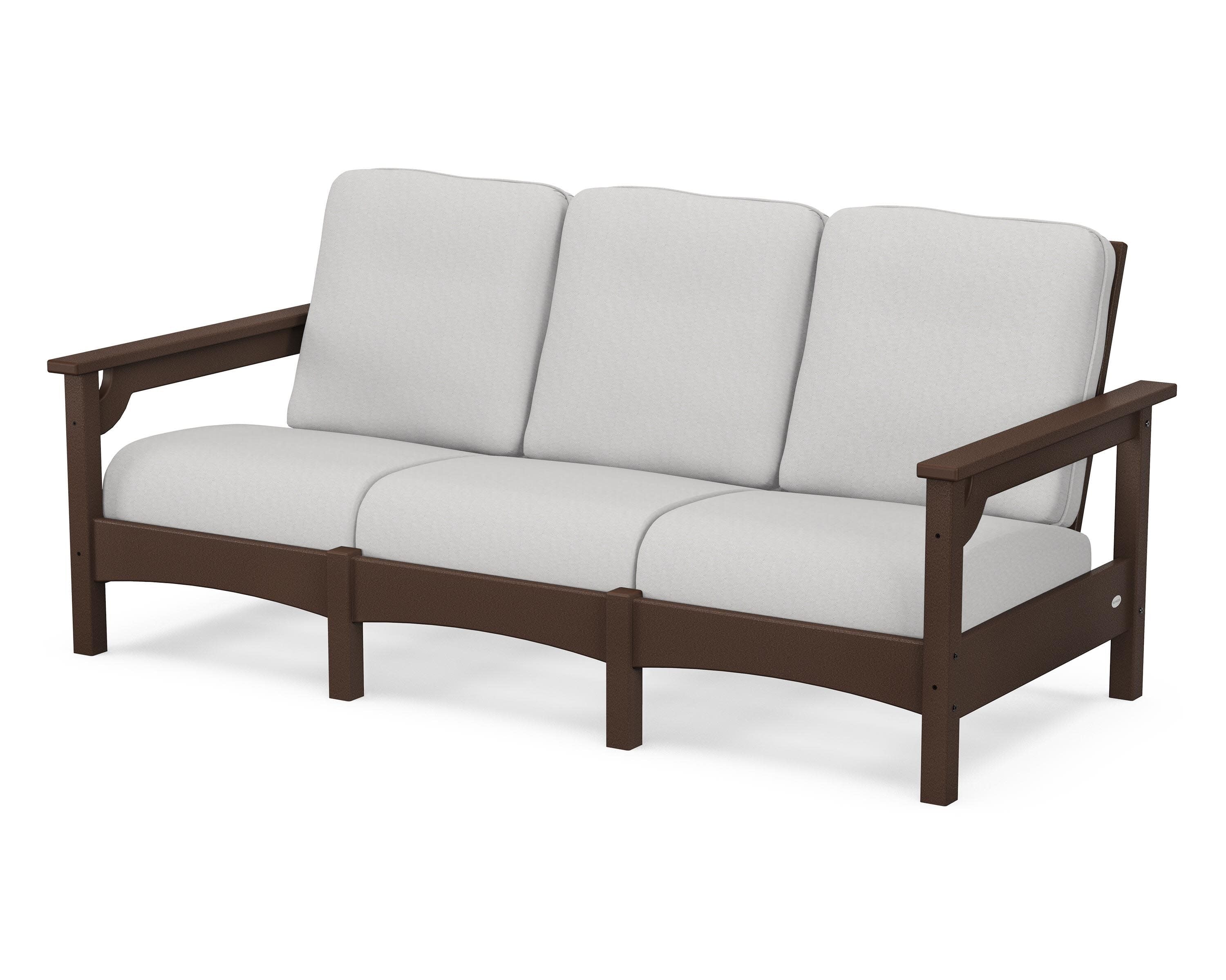 Club Sofa in Mahogany / Diamond in the Rough