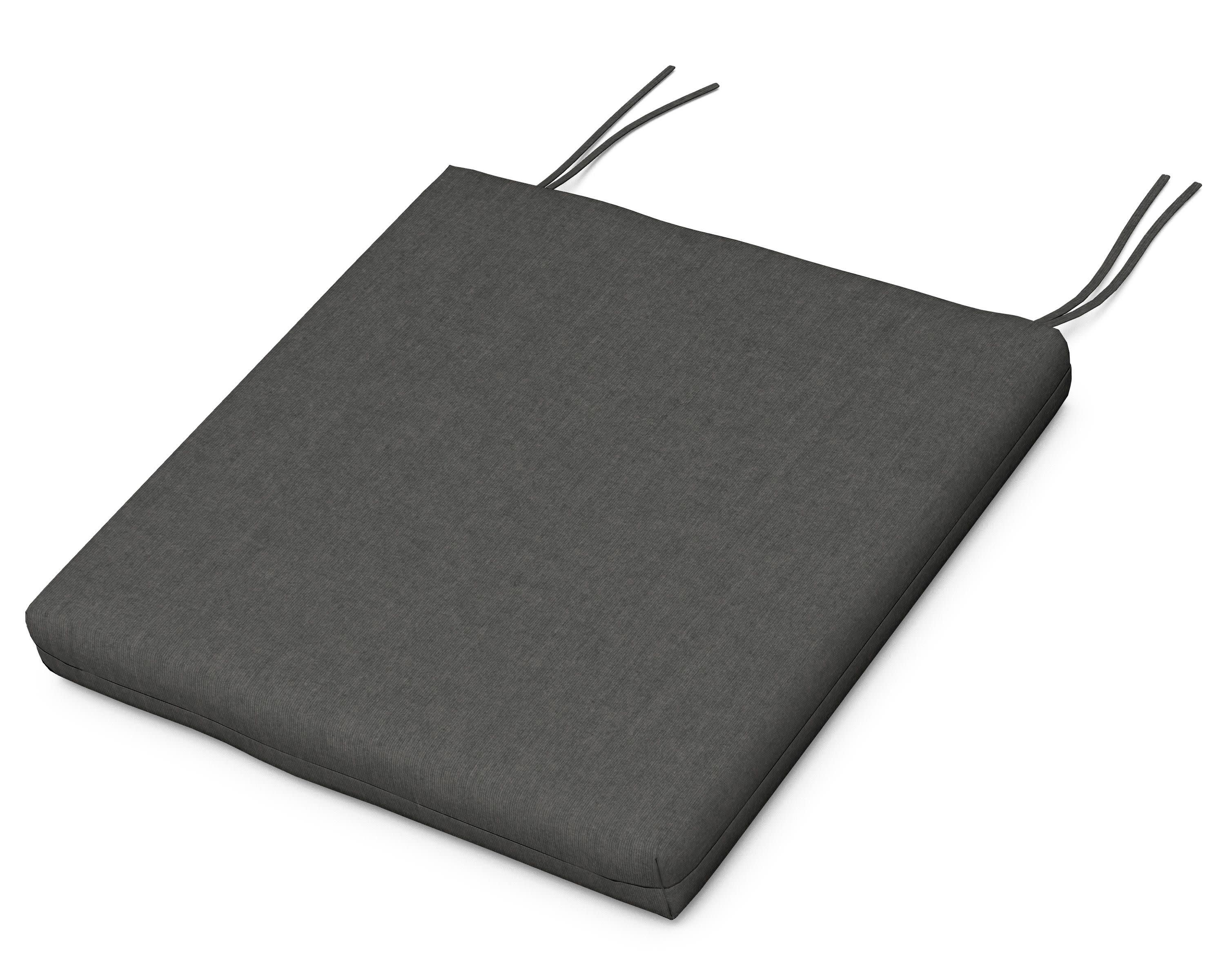 Standard Seat Cushion 17"D x 18.5"W x 2.5"H in Spectrum Carbon