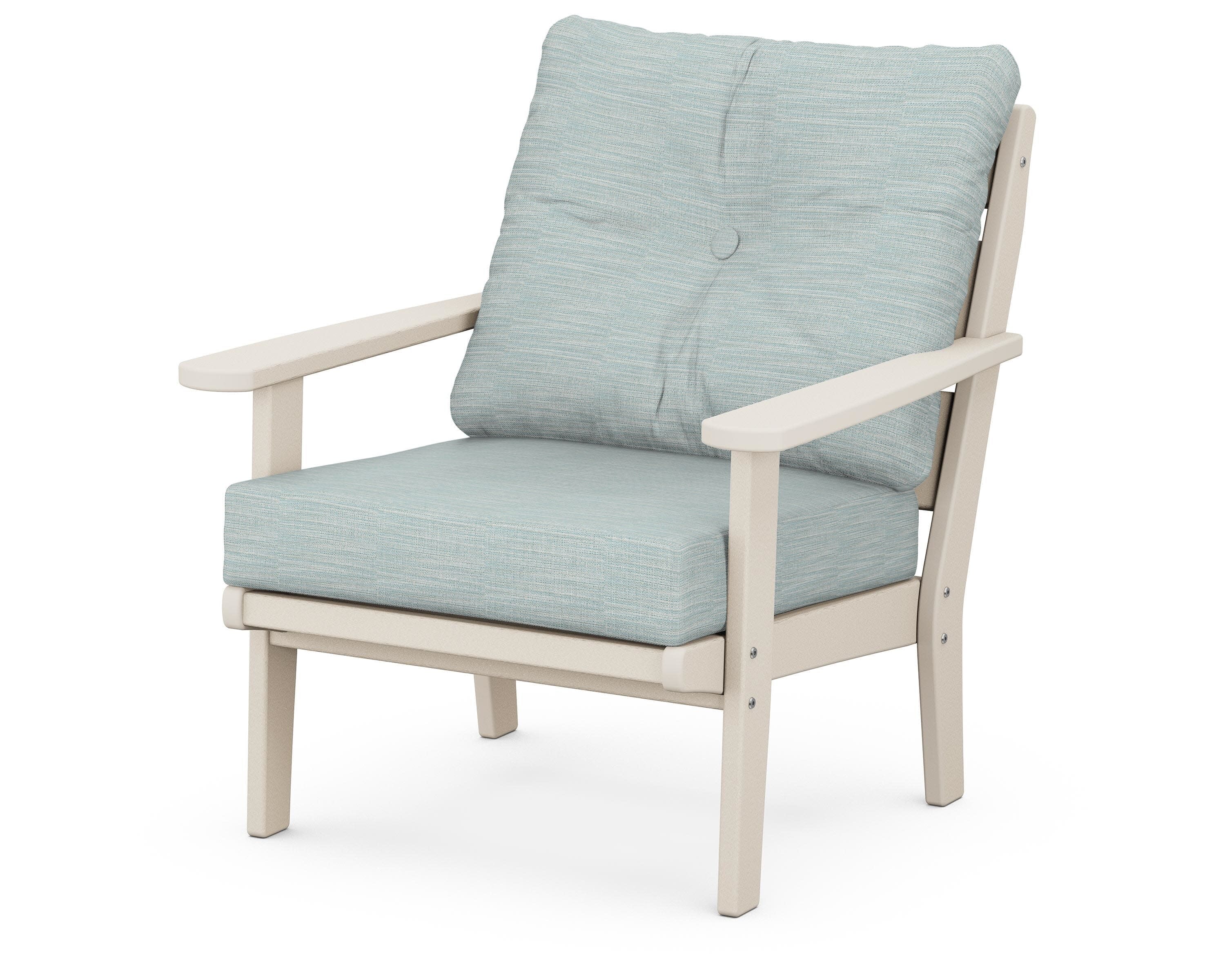Lakeside Deep Seating Chair in Sand / Soothe Mist