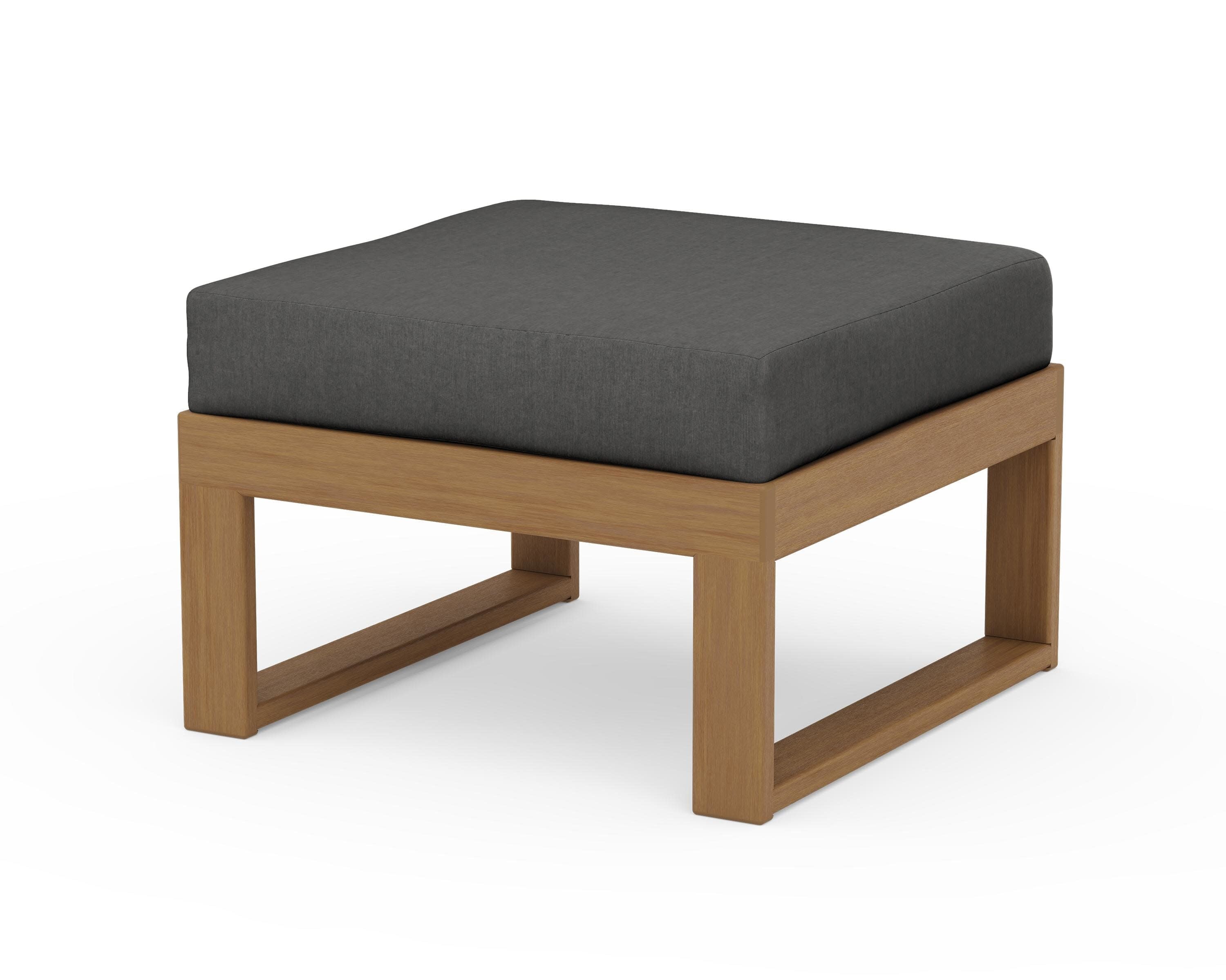 Modular Ottoman - Modern in Natural / Spectrum Carbon