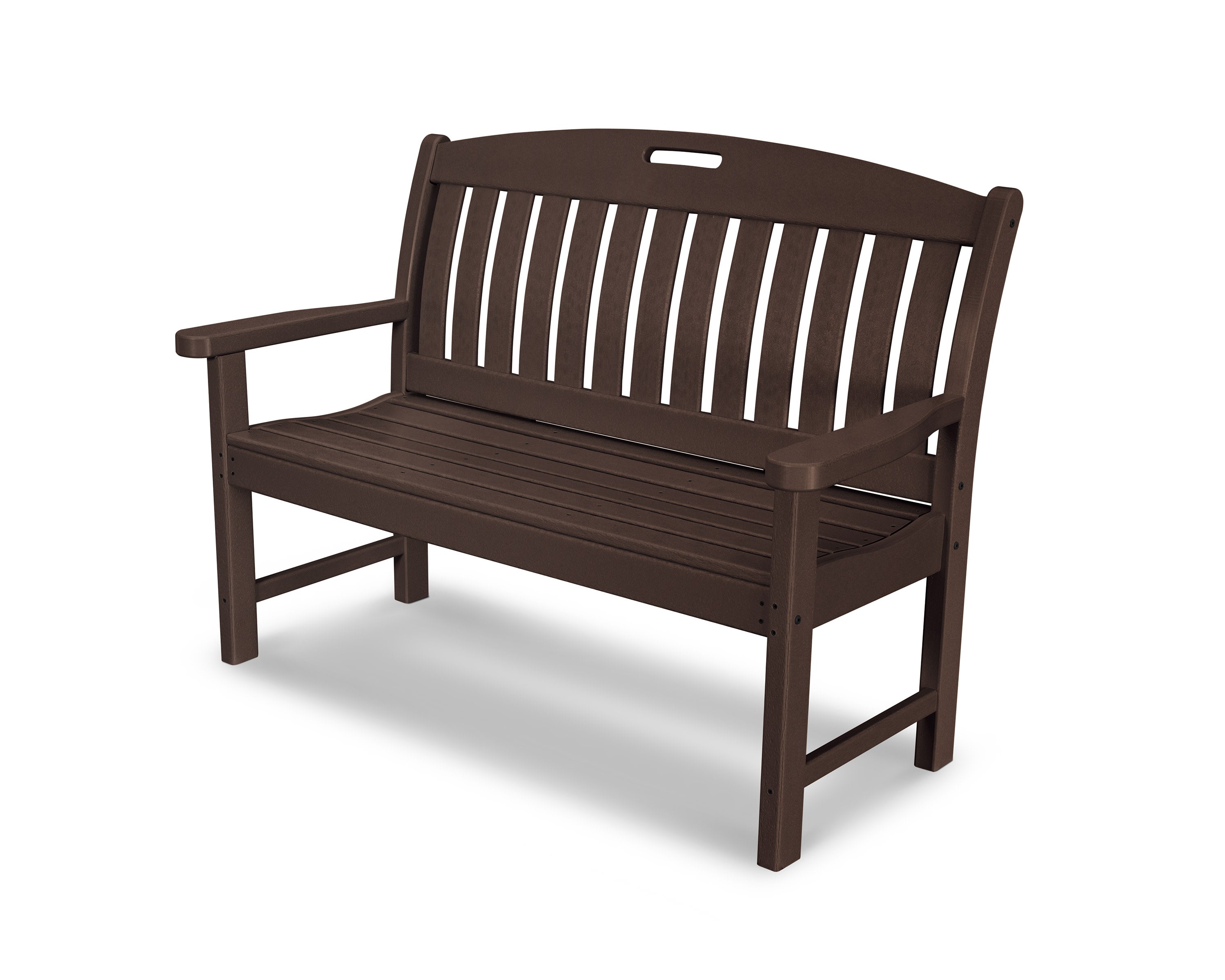 Nautical 48" Bench in Mahogany