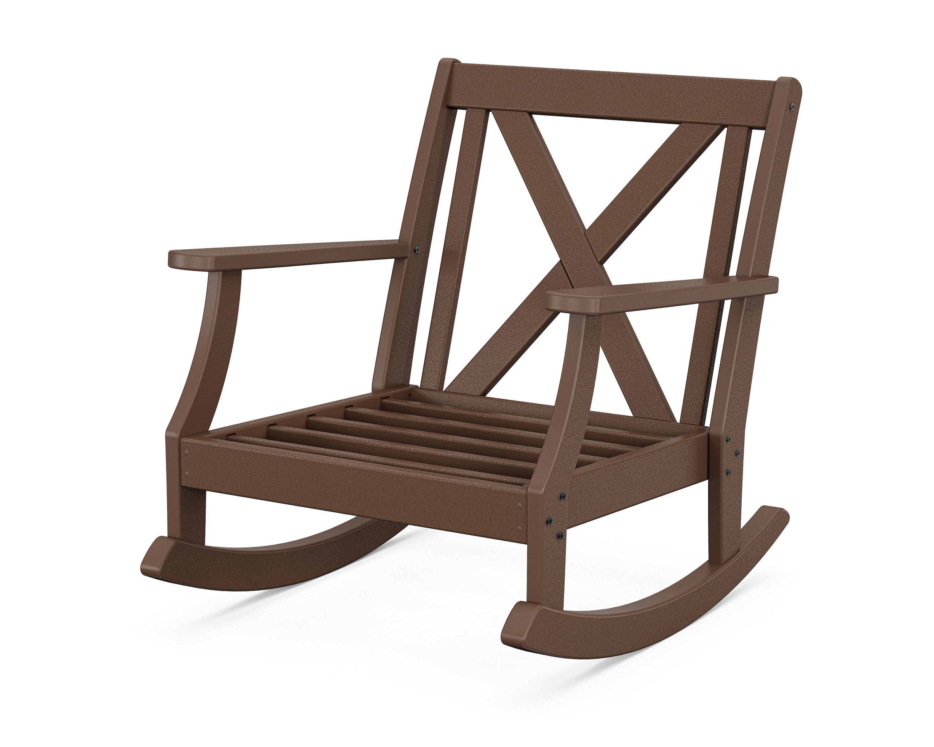 Braxton Deep Seating Rocking Chair Frame in Mahogany