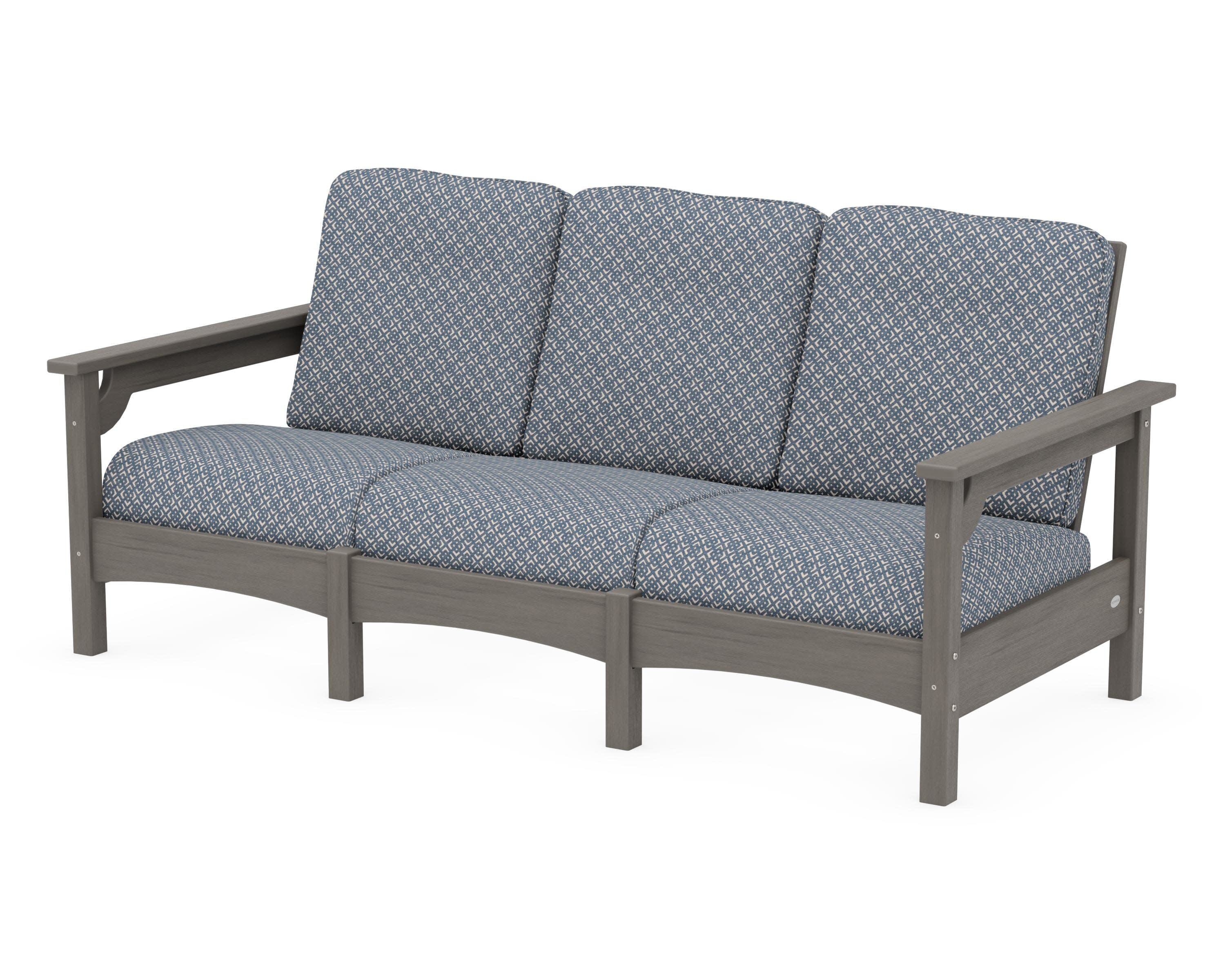 Club Sofa in Driftwood / Hopscotch