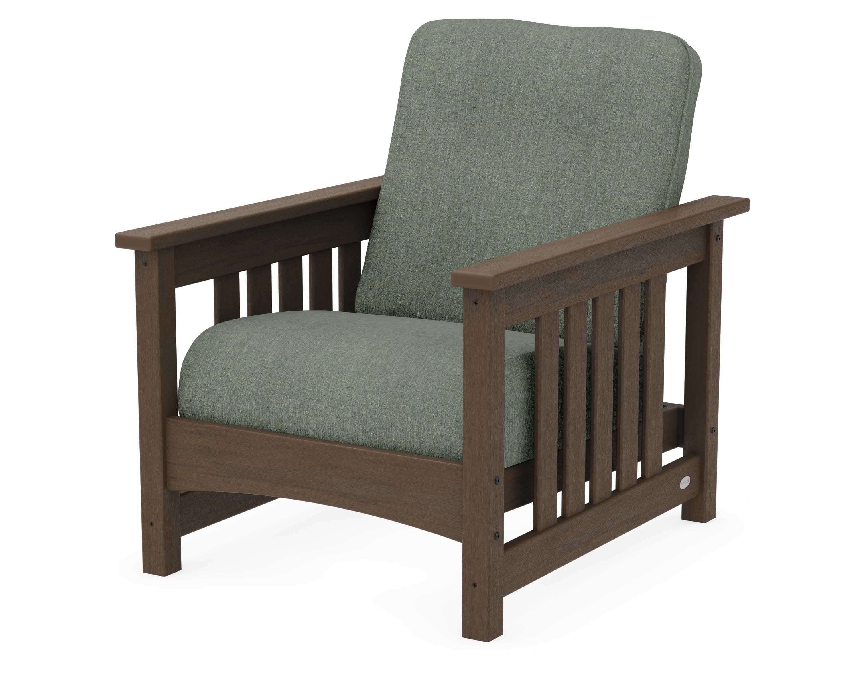 Club Mission Chair in Kona / Cast Sage