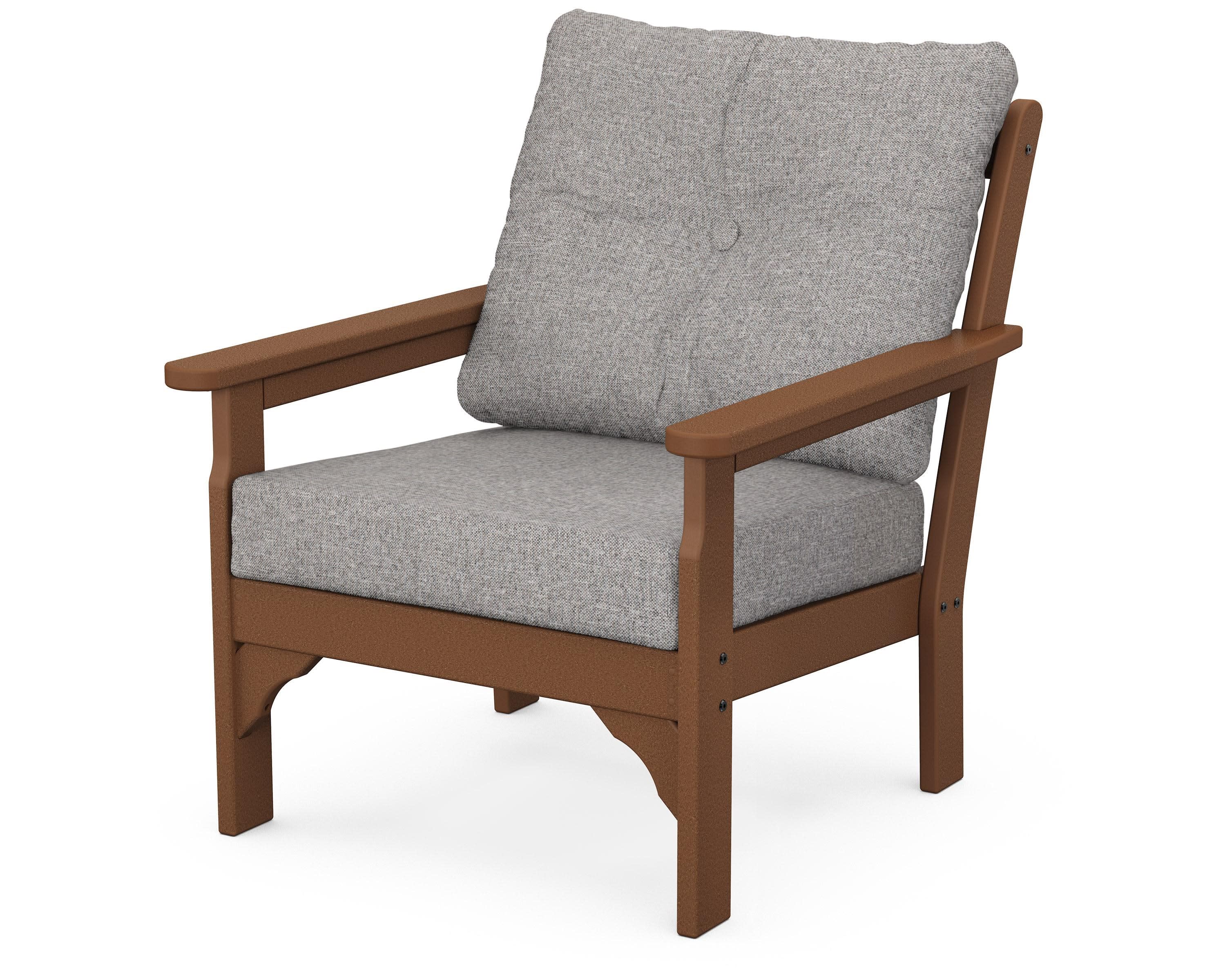 Vineyard Deep Seating Chair in Teak / Grey Mist