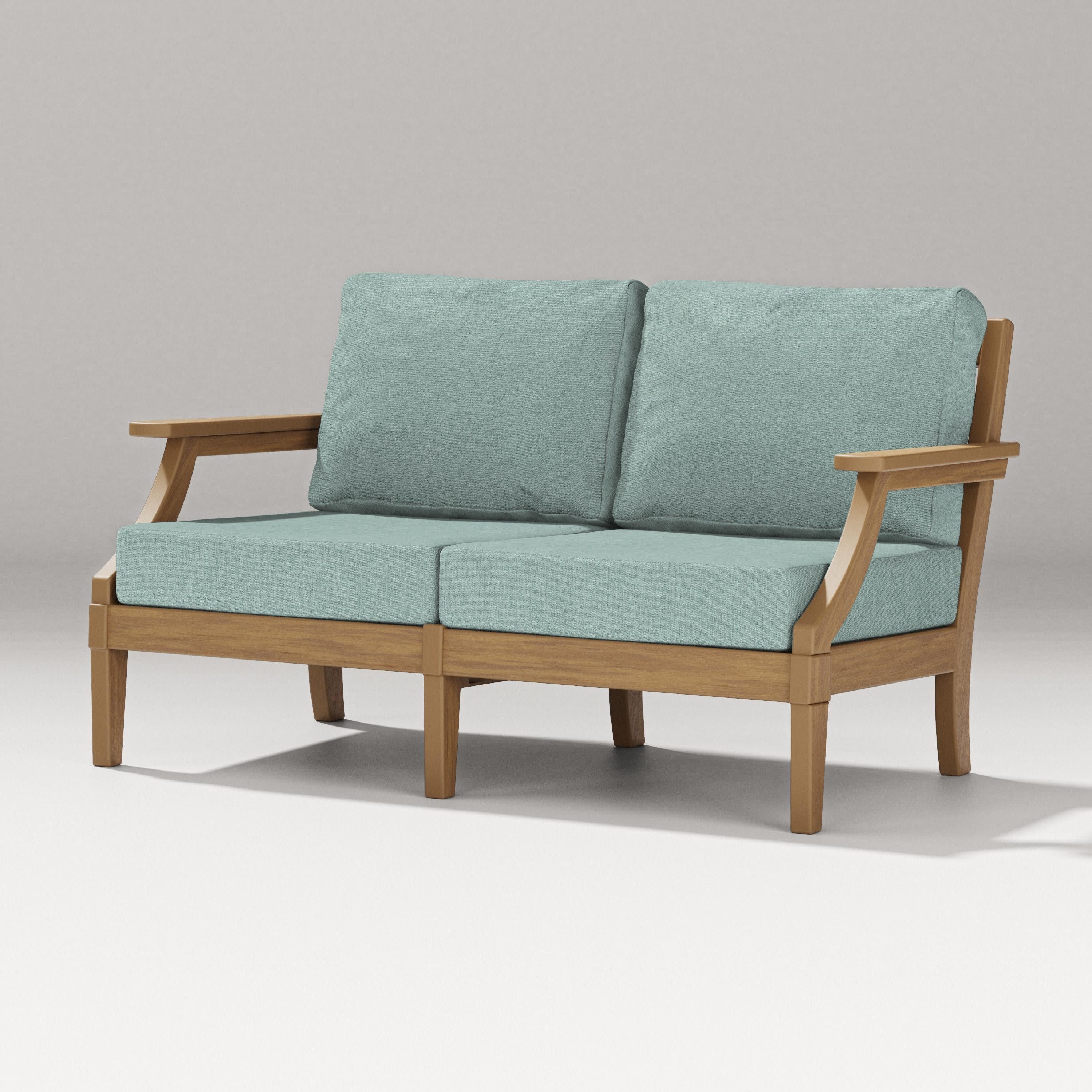 Estate Loveseat in Natural / Glacier Spa
