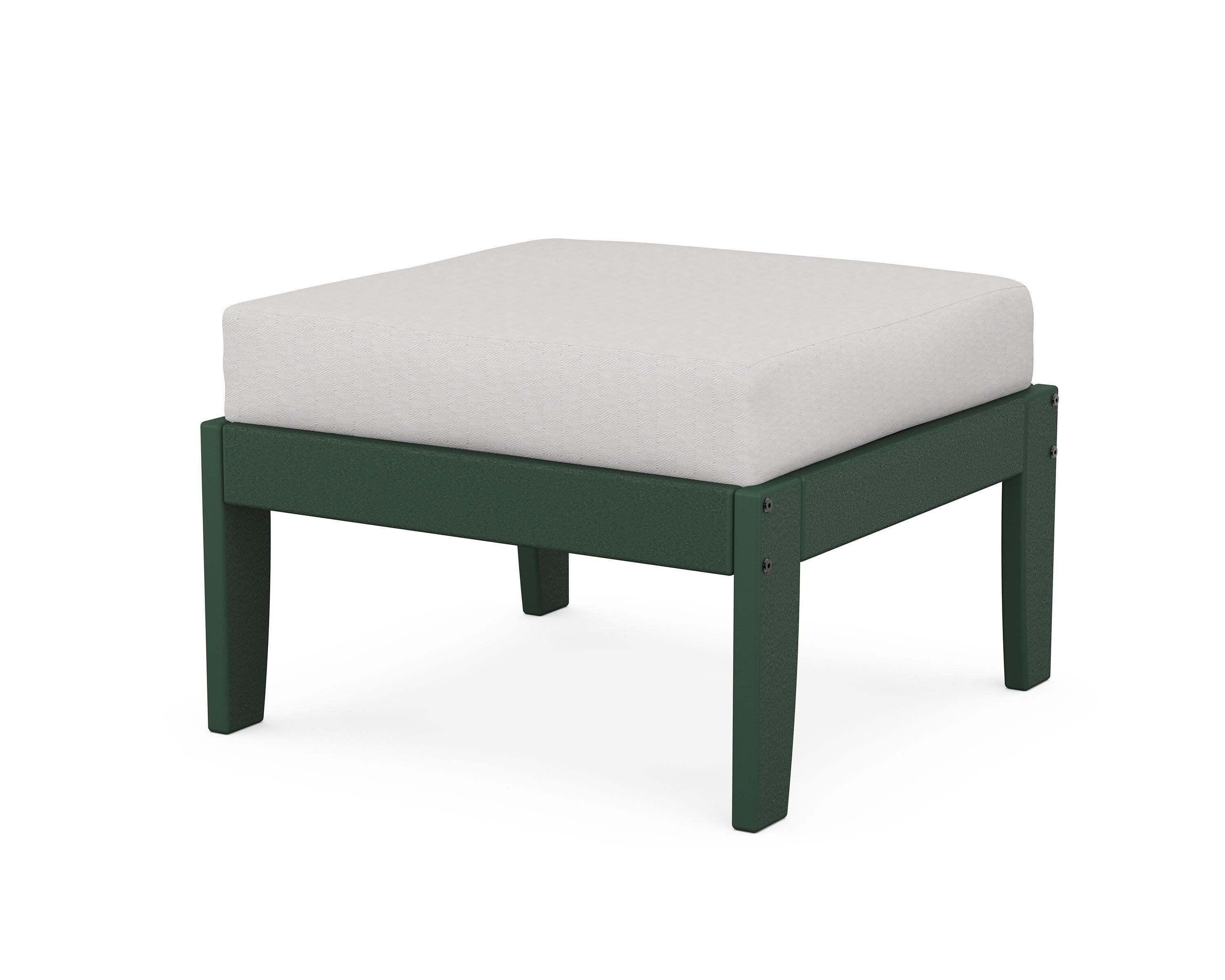 Modular Ottoman - Classic in Green / Diamond in the Rough