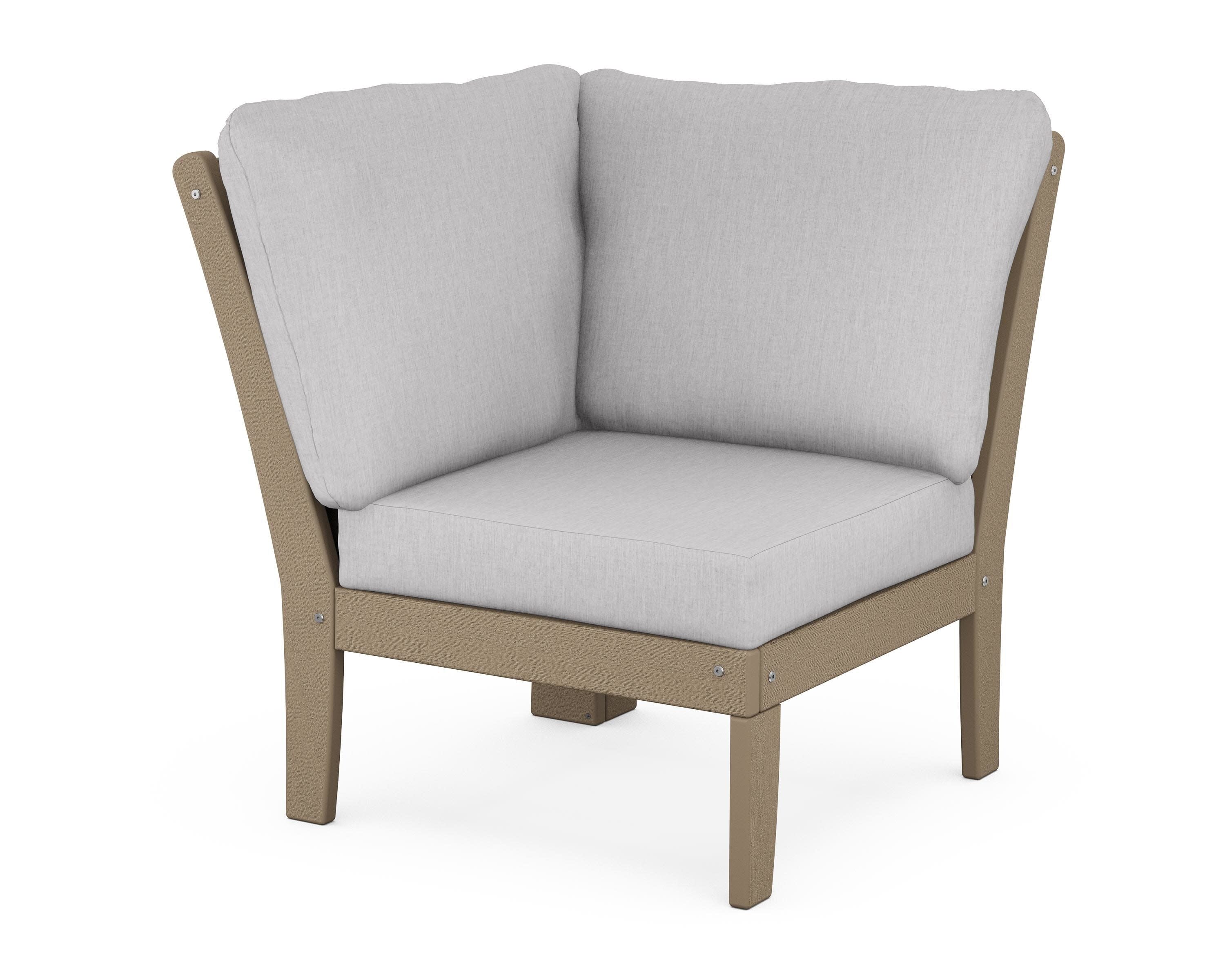 Braxton Modular Corner Chair in Vintage Sahara / Granite
