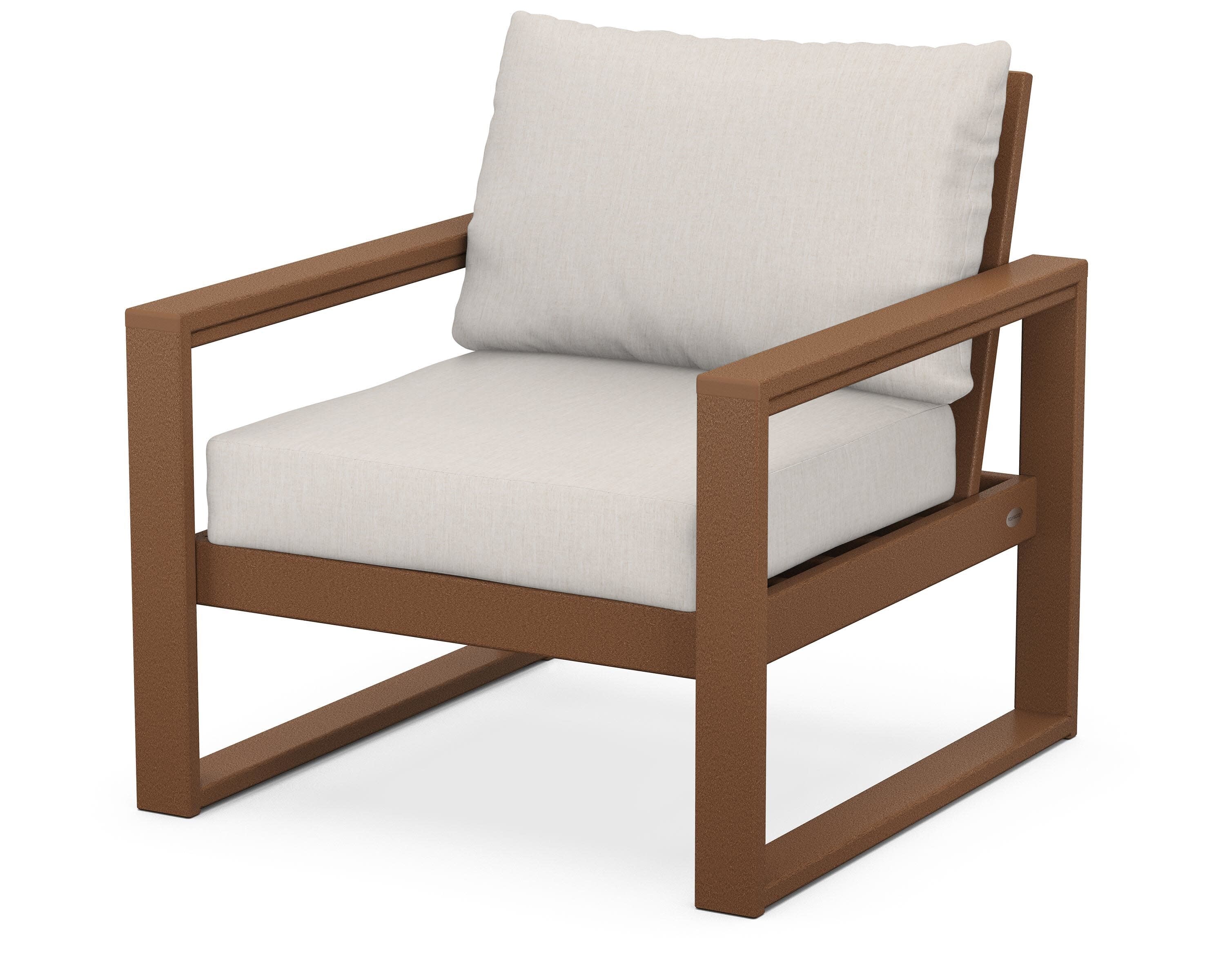 EDGE Club Chair in Teak / Cast Ash