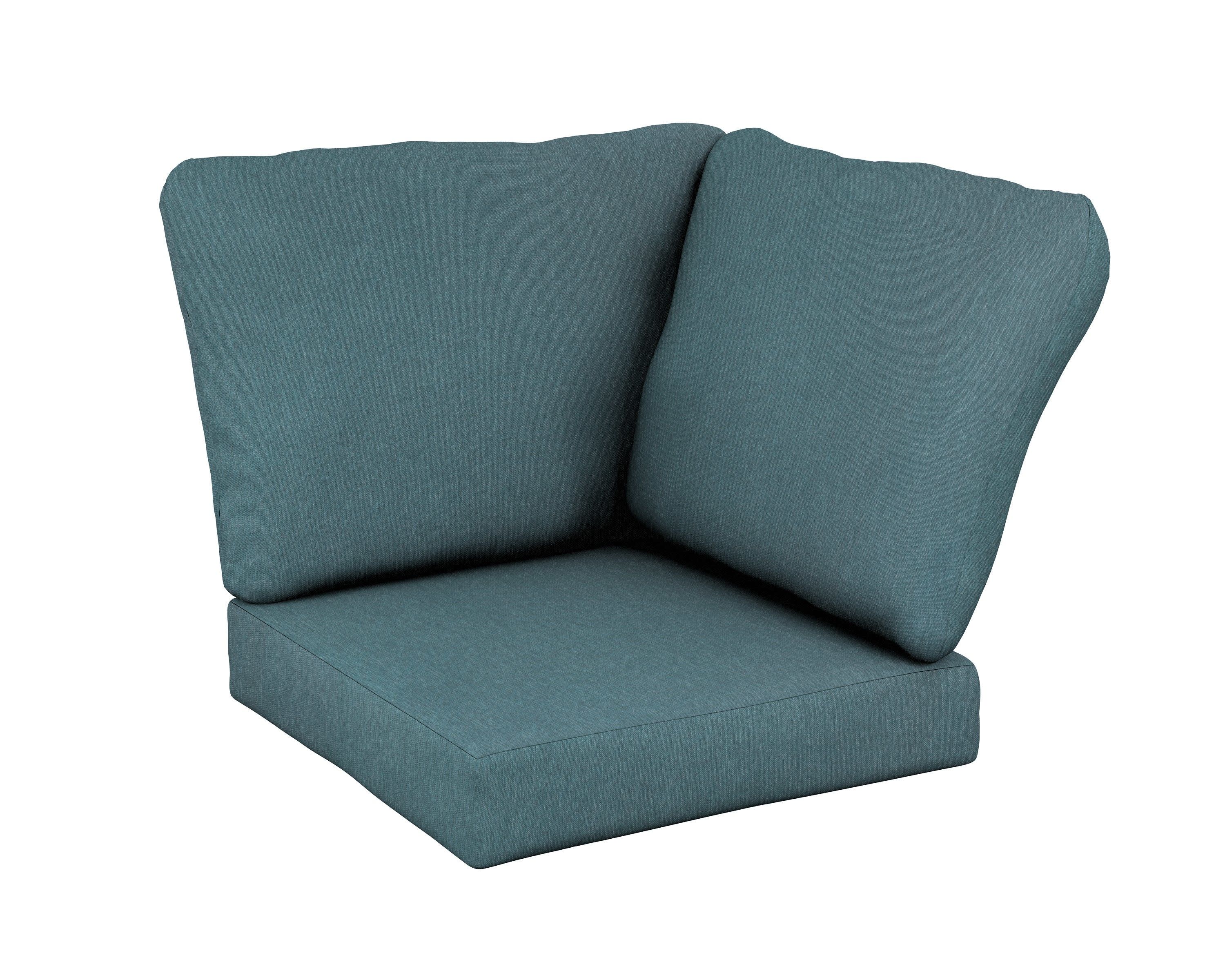 Baffle Modular Corner Cushion in Ocean Teal