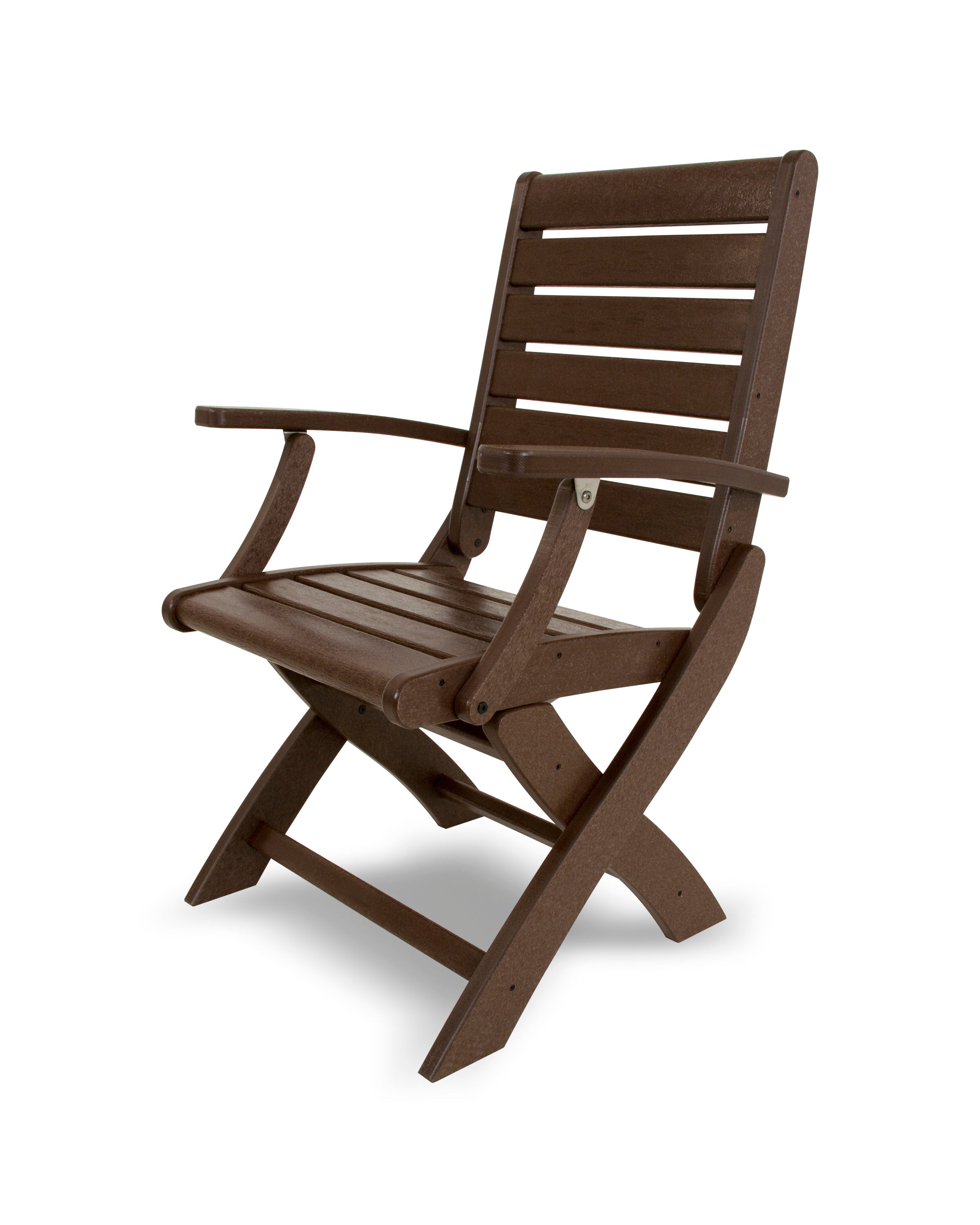 Signature Folding Chair in Mahogany