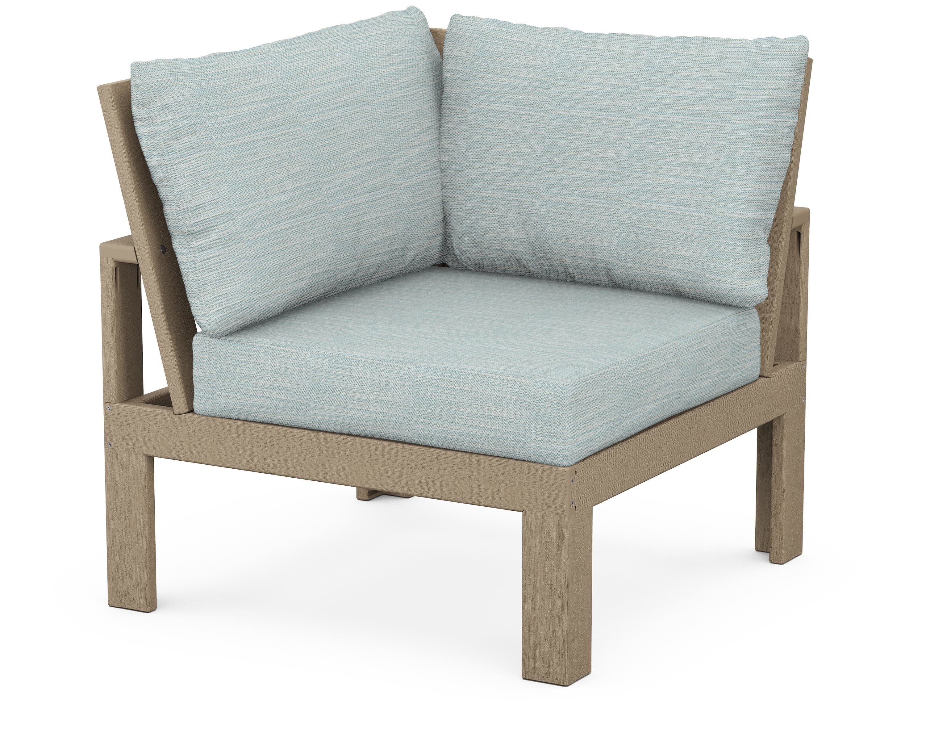 Modular Corner Chair in Vintage Sahara / Soothe Mist