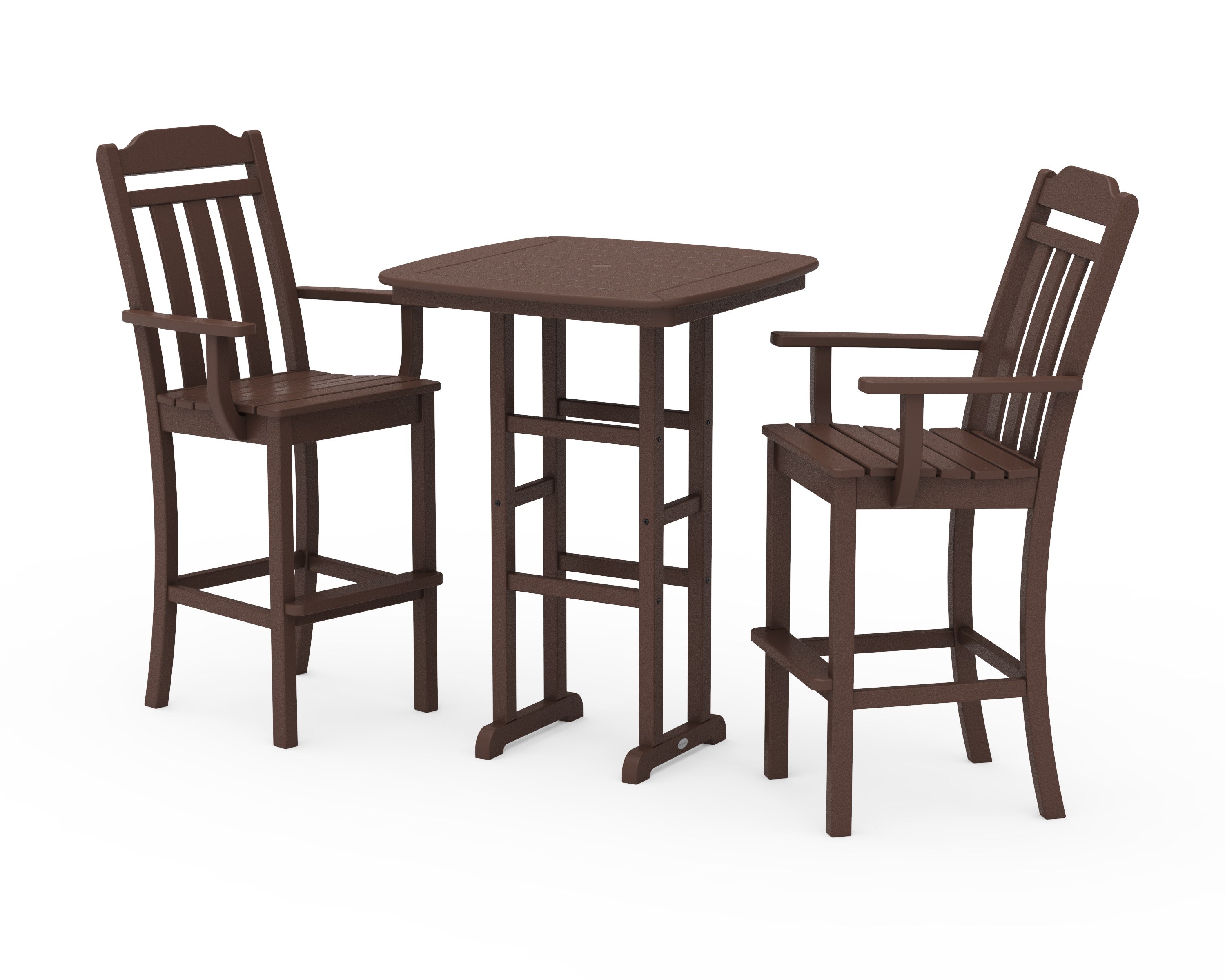 Cottage 3-Piece Bar Set in Mahogany