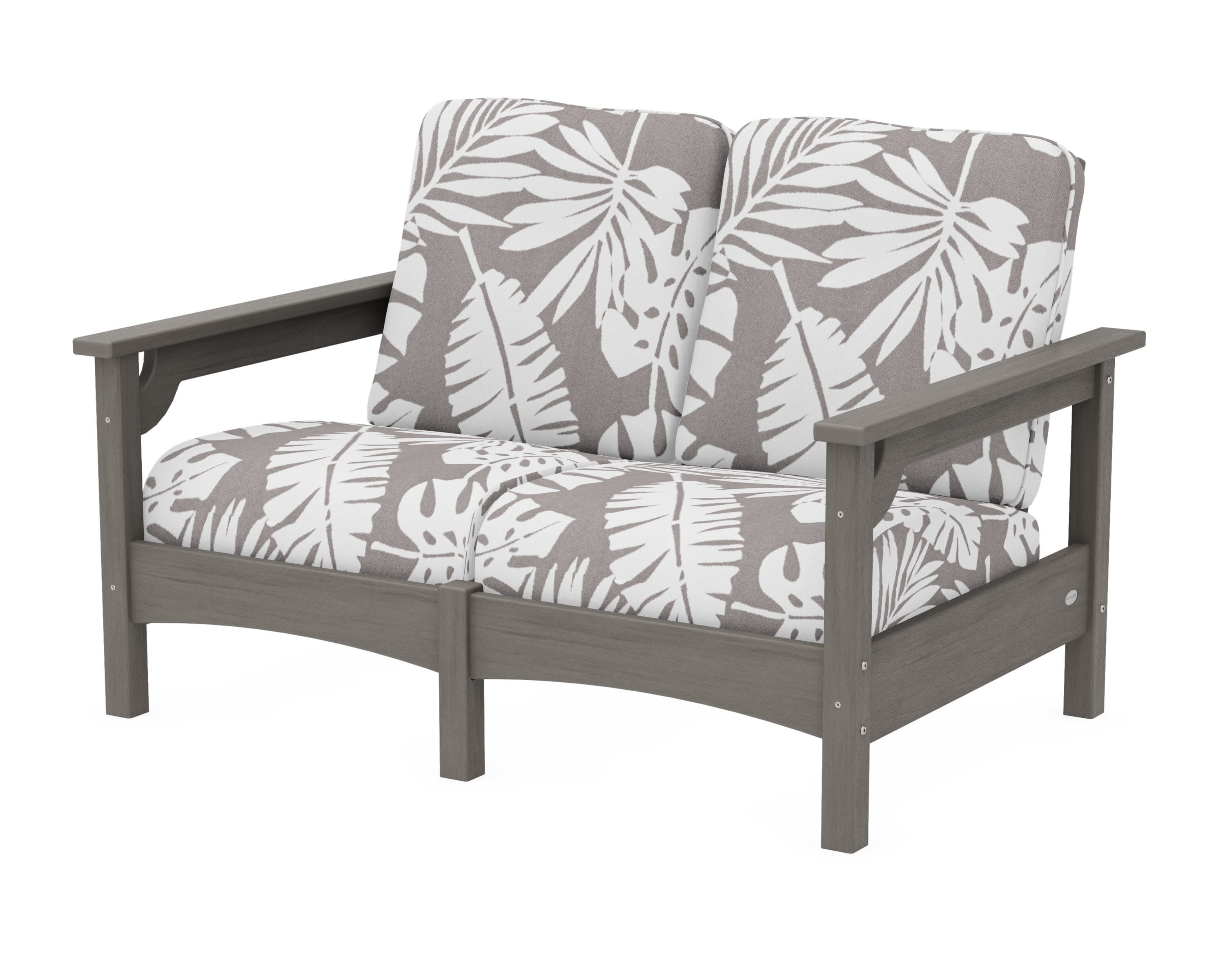 Club Loveseat in Driftwood / Leaf Grey Mist