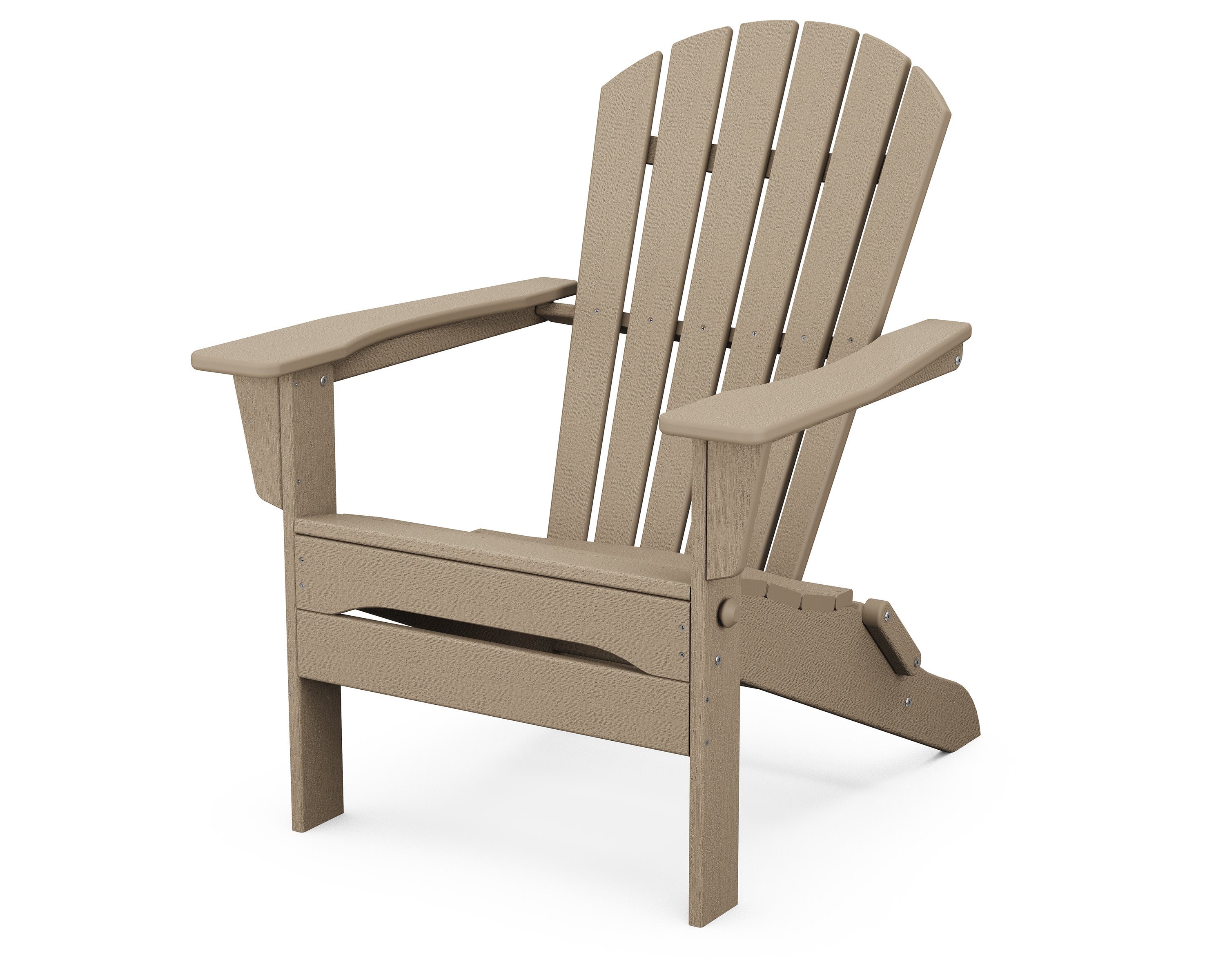 South Beach Folding Adirondack Chair in Vintage Sahara