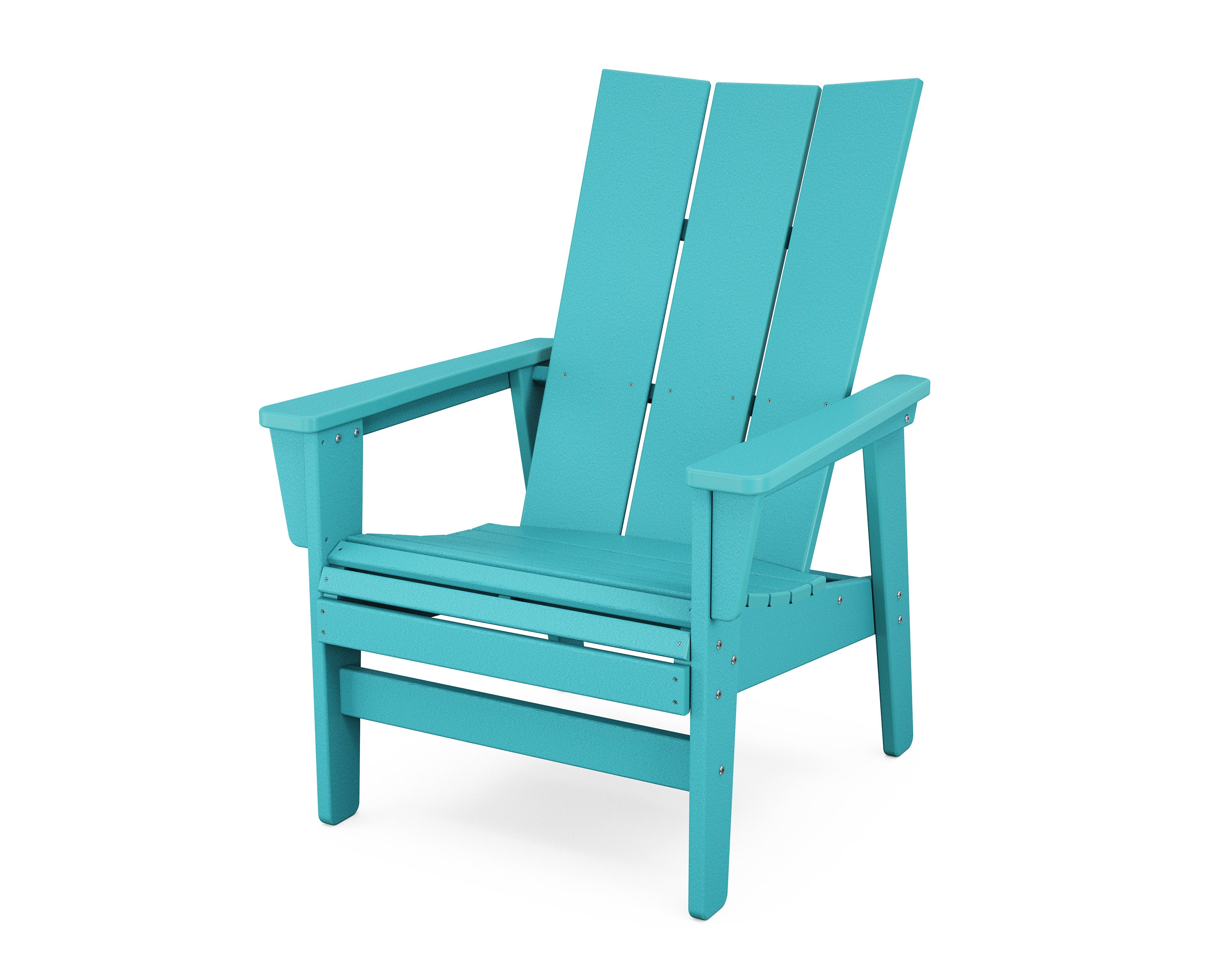 Modern Grand Upright Adirondack Chair in Aruba