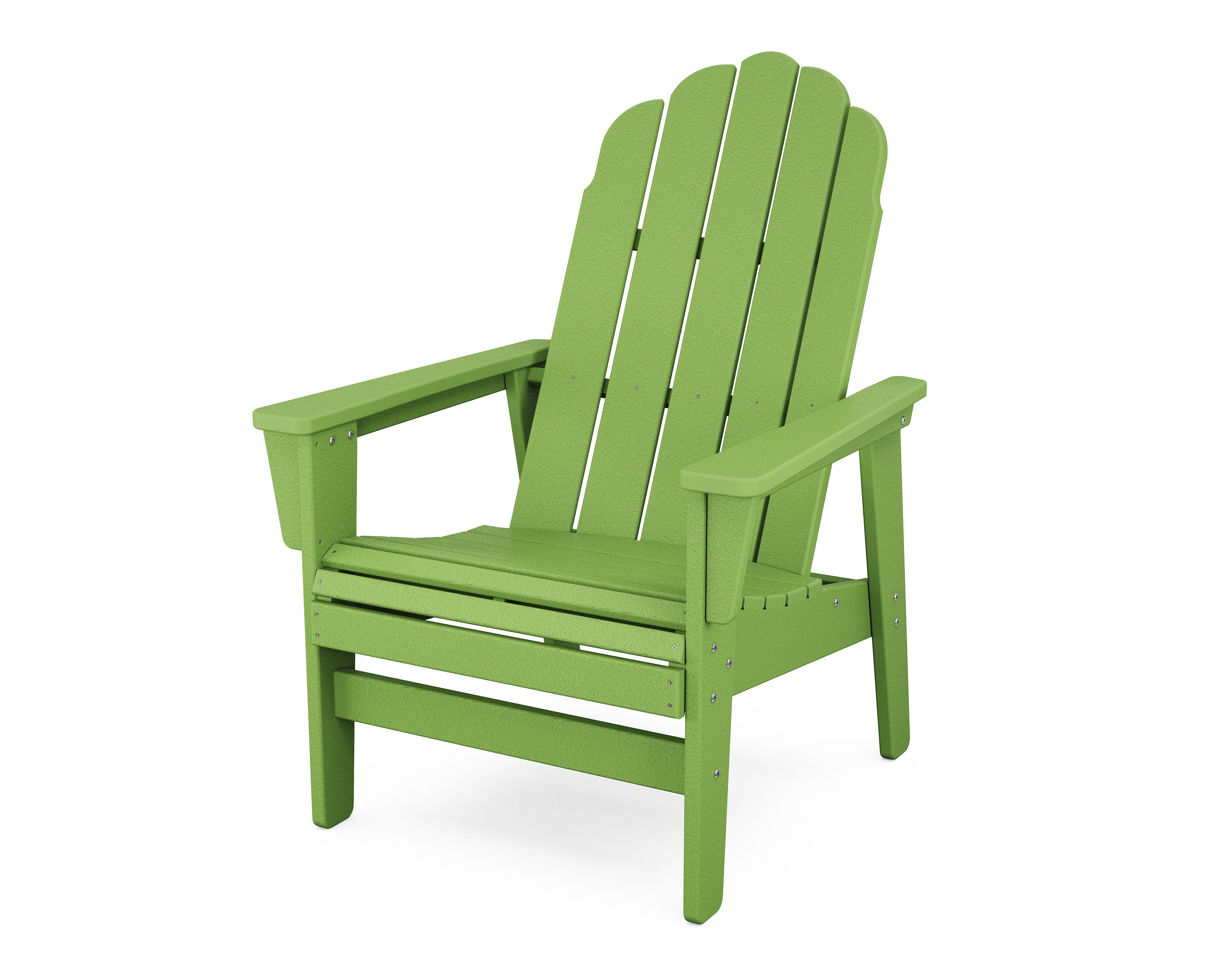 Vineyard Grand Upright Adirondack Chair in Lime