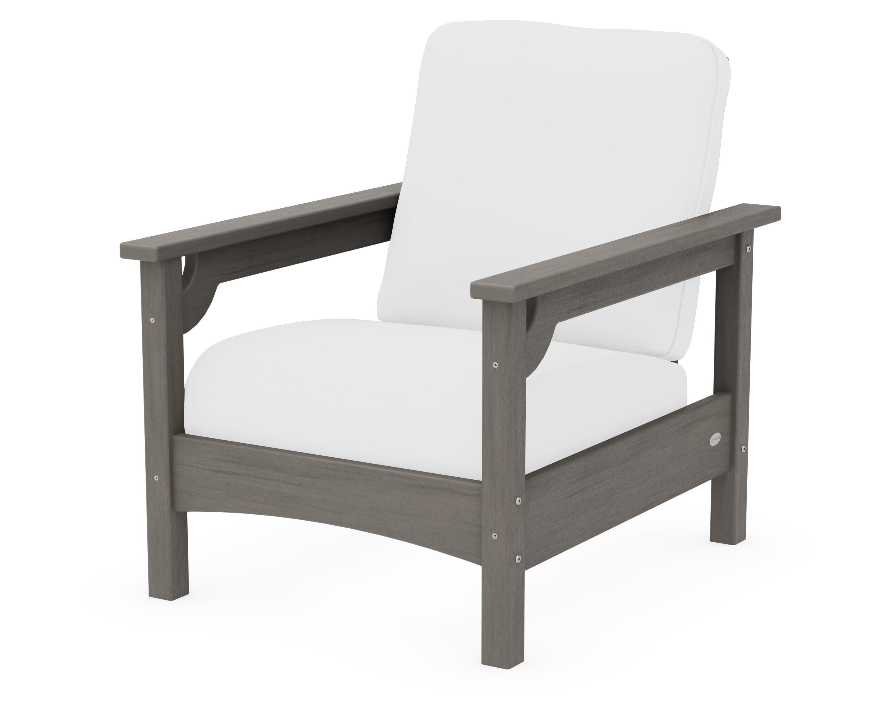 Club Chair in Driftwood / Natural