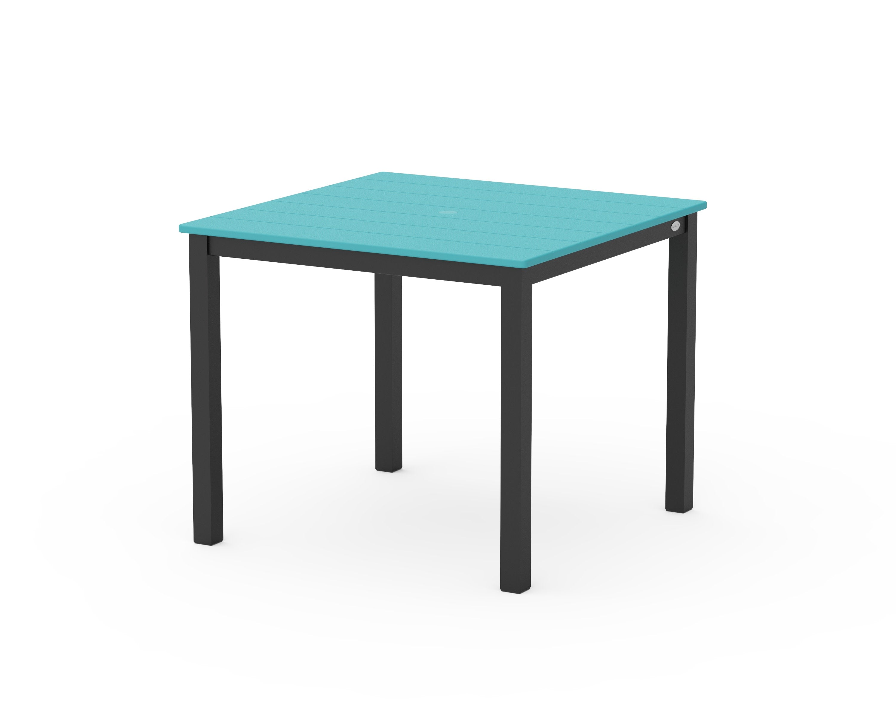 Main Street 36" x 36" Dining Table in Black / Aruba