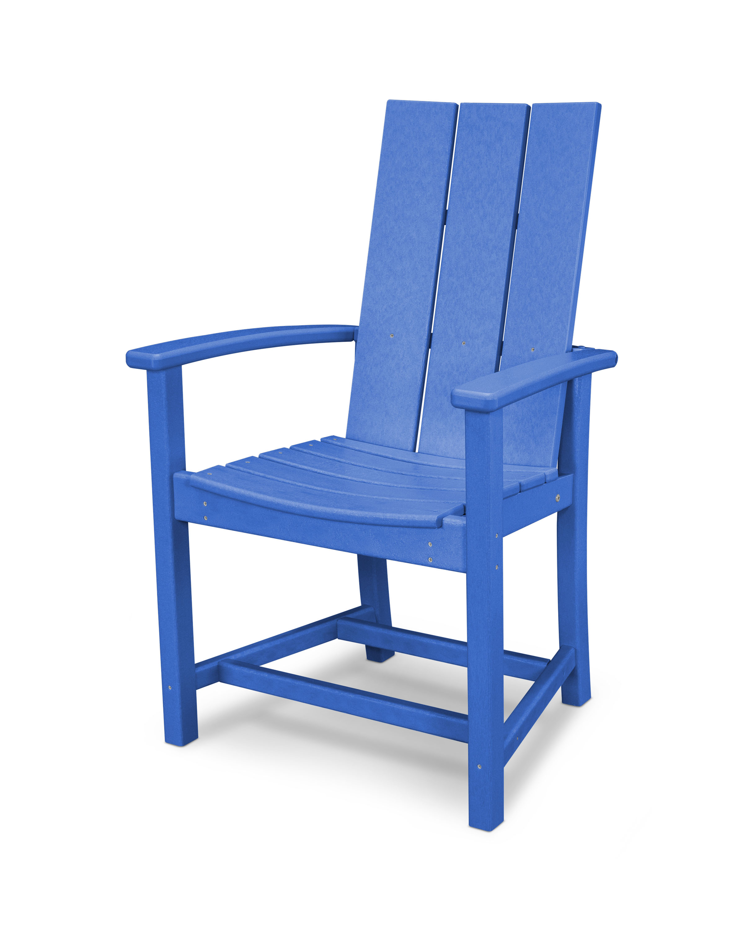 Modern Adirondack Dining Chair in Pacific Blue
