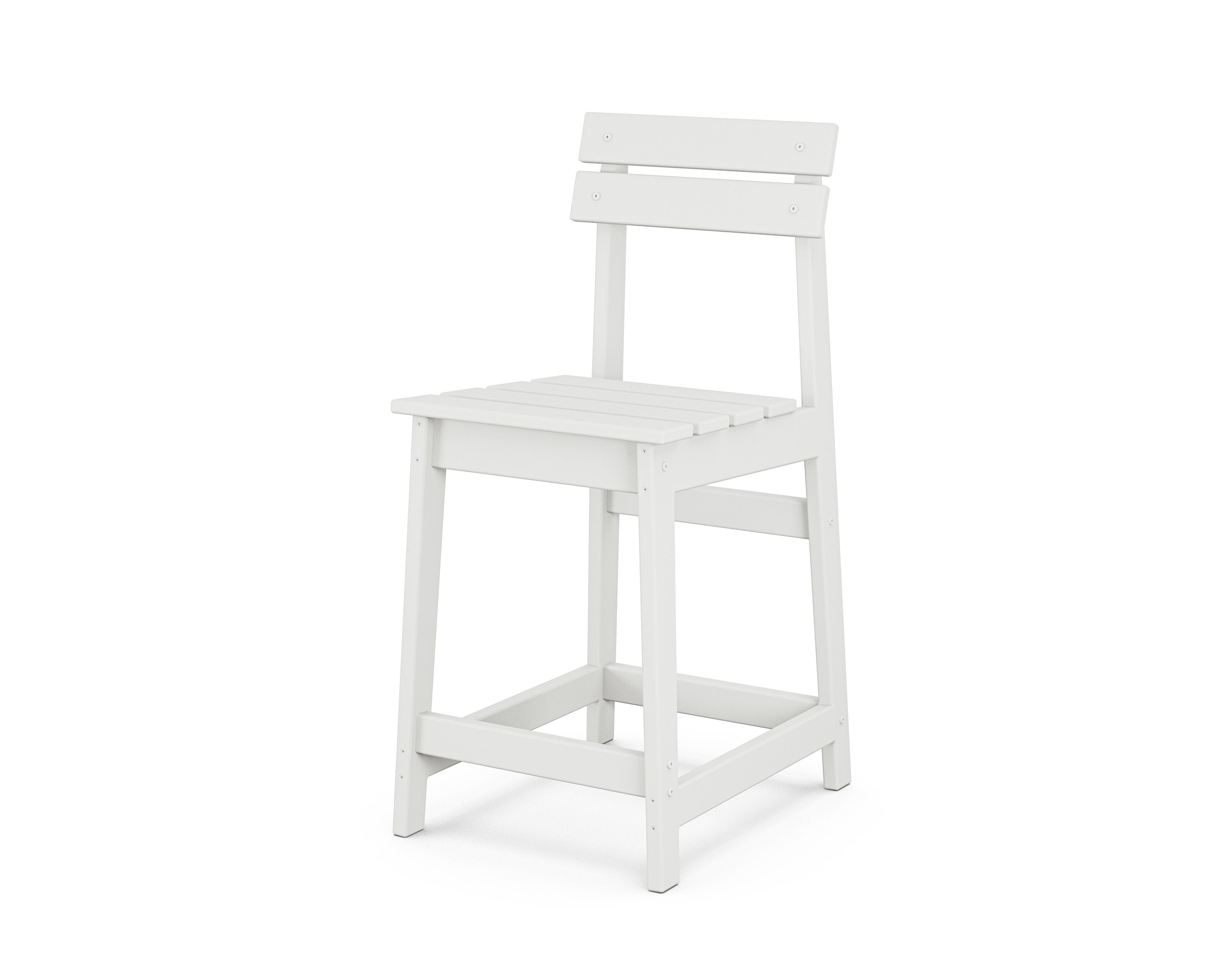 Modern Studio Plaza Counter Chair in White