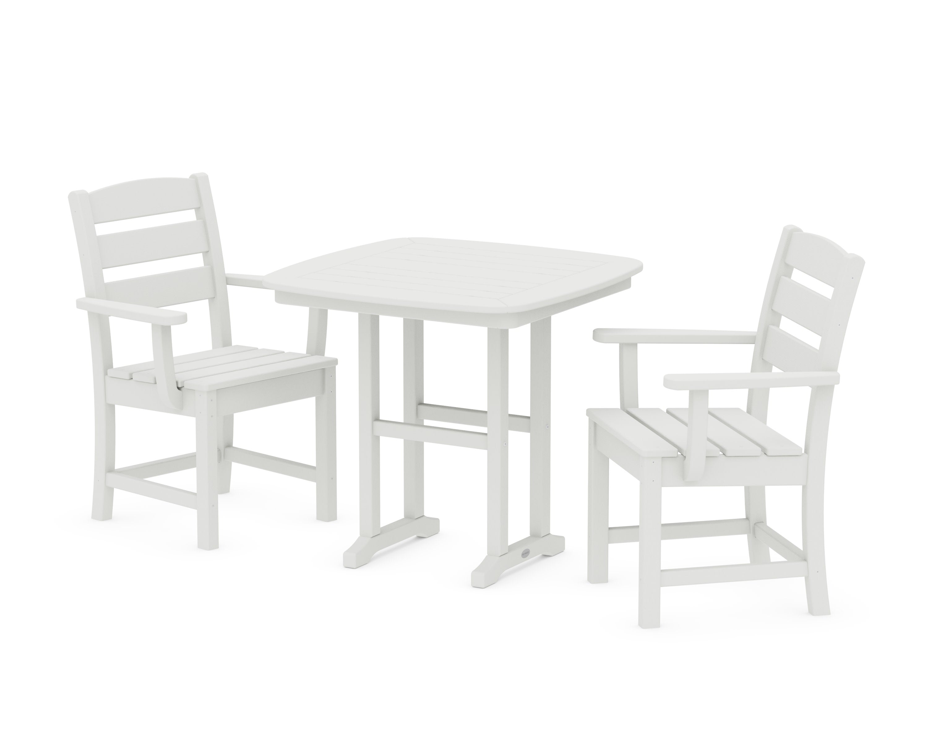 Lakeside 3-Piece Dining Set in Vintage White