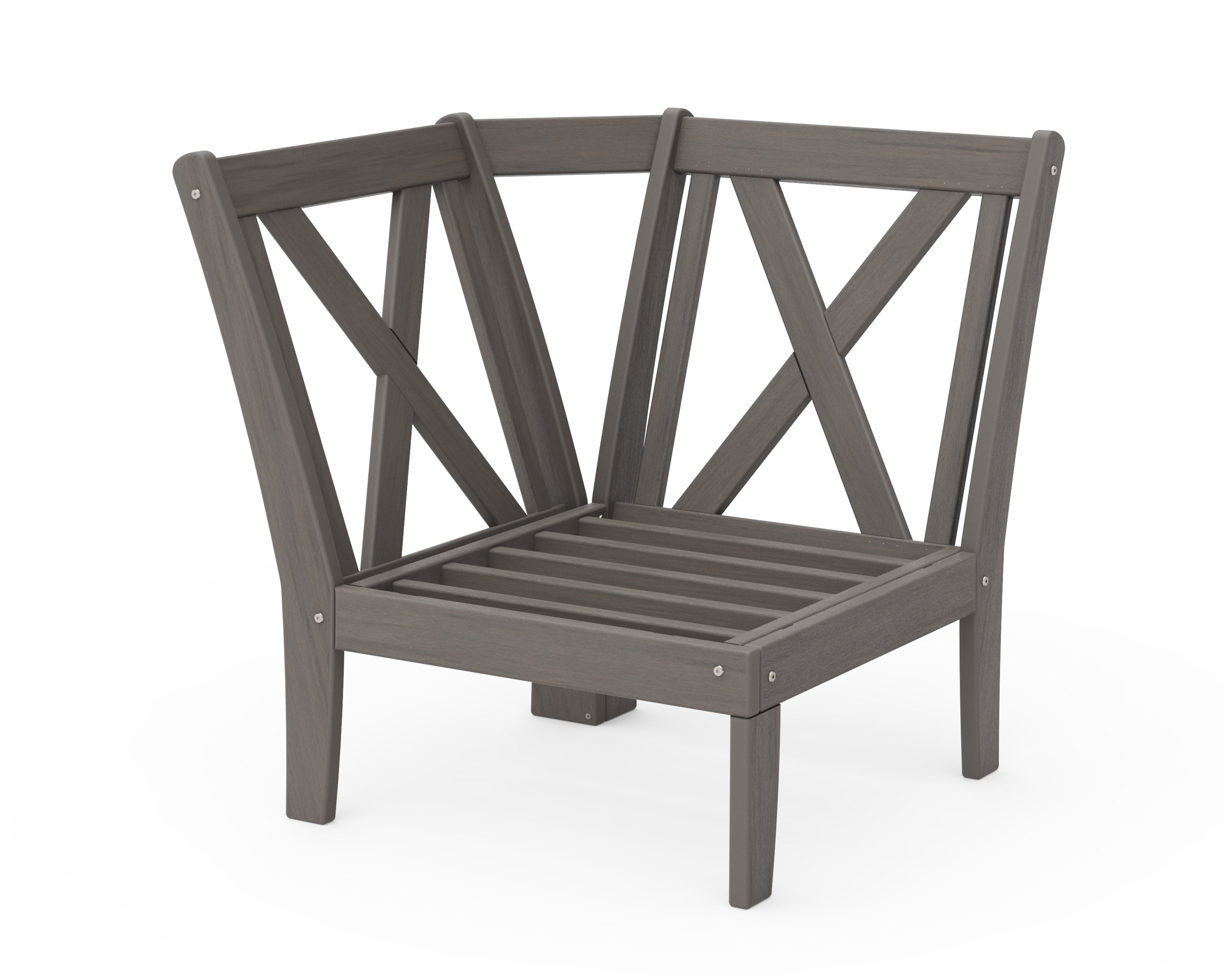 Braxton Modular Corner Chair Frame in Driftwood