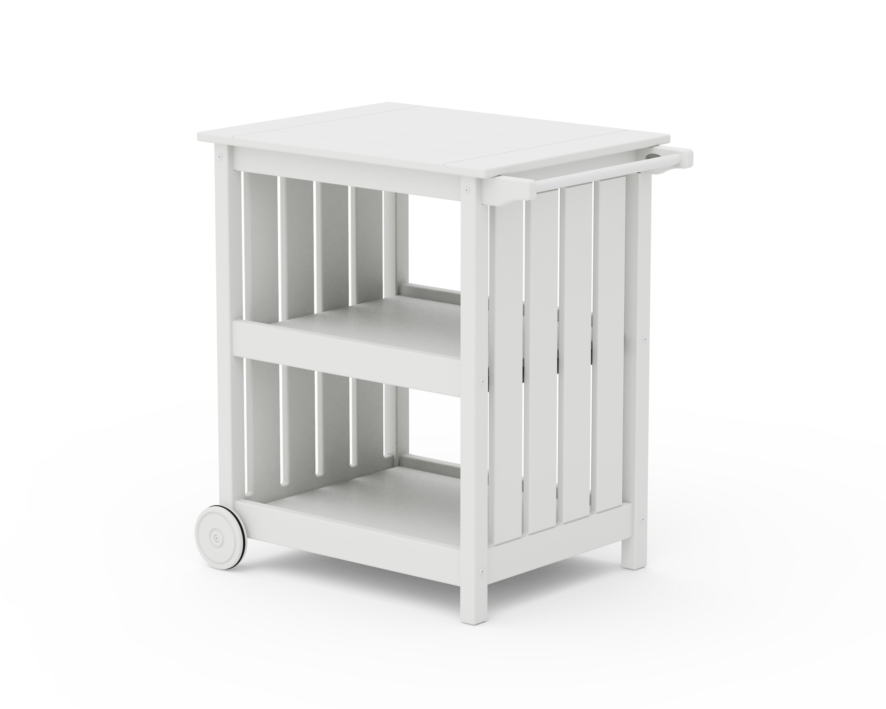 Vineyard Bar Cart in White