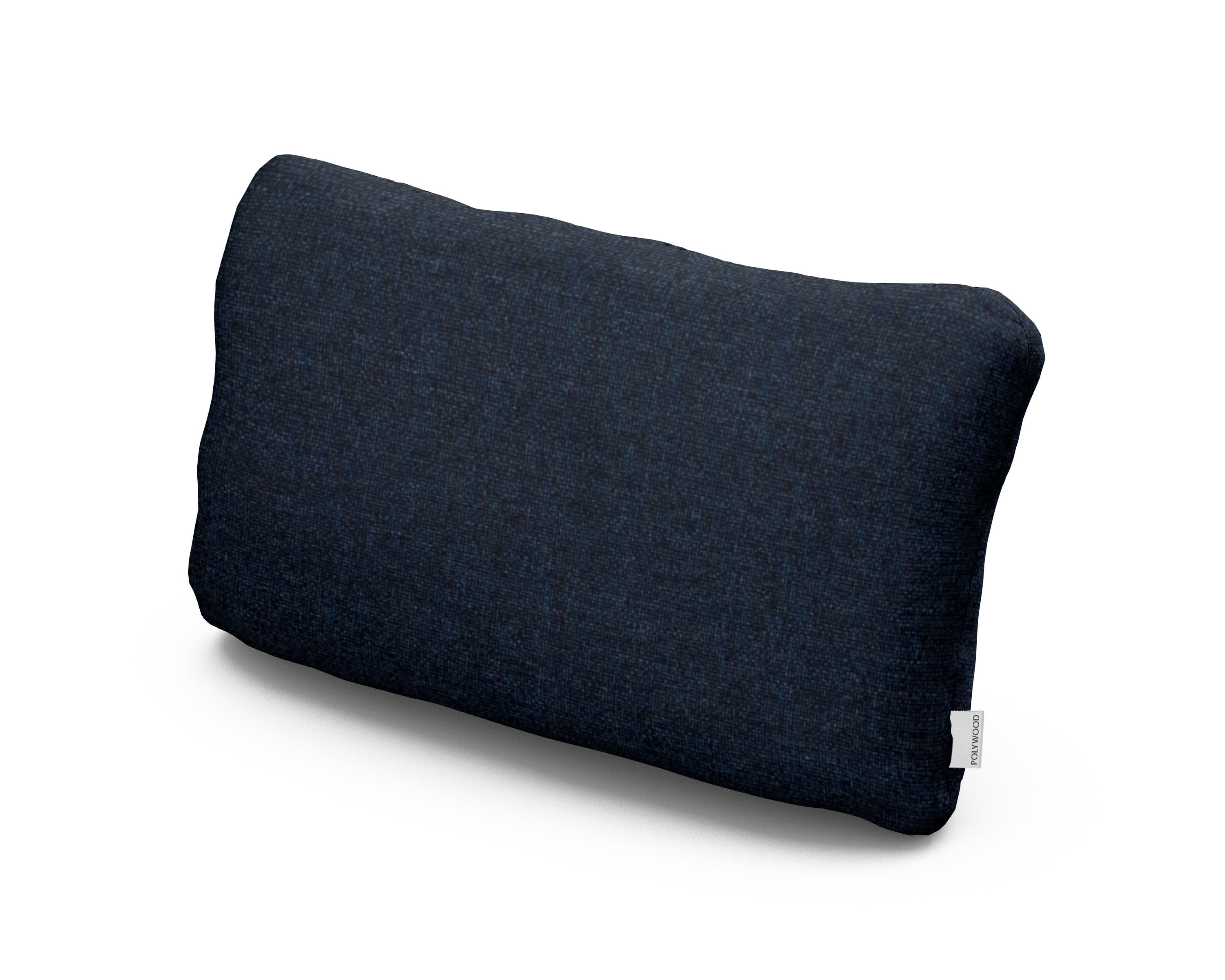 Outdoor Lumbar Pillow in Marine Indigo