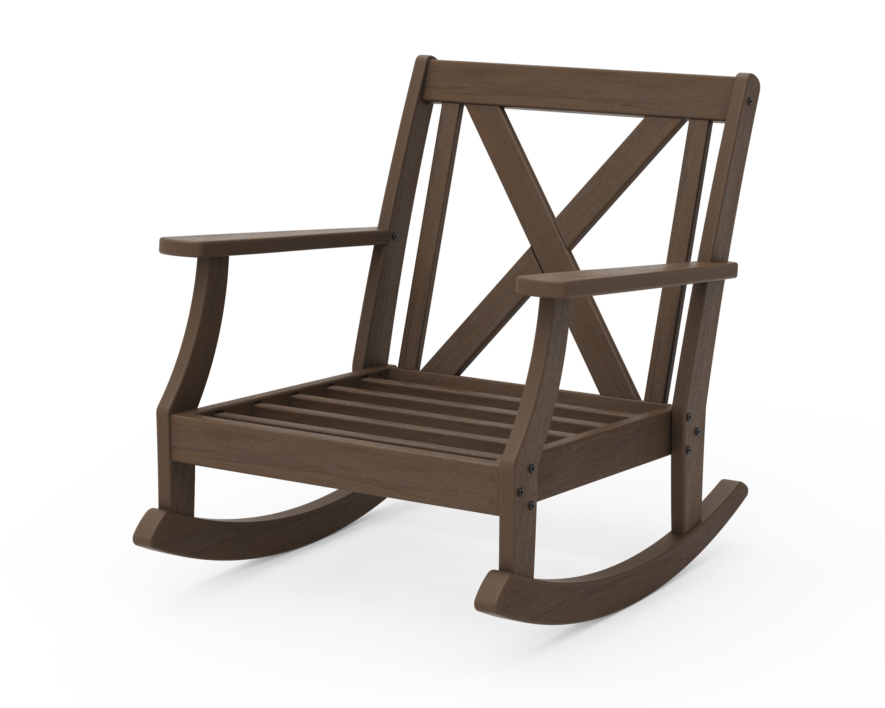 Braxton Deep Seating Rocking Chair Frame in Kona