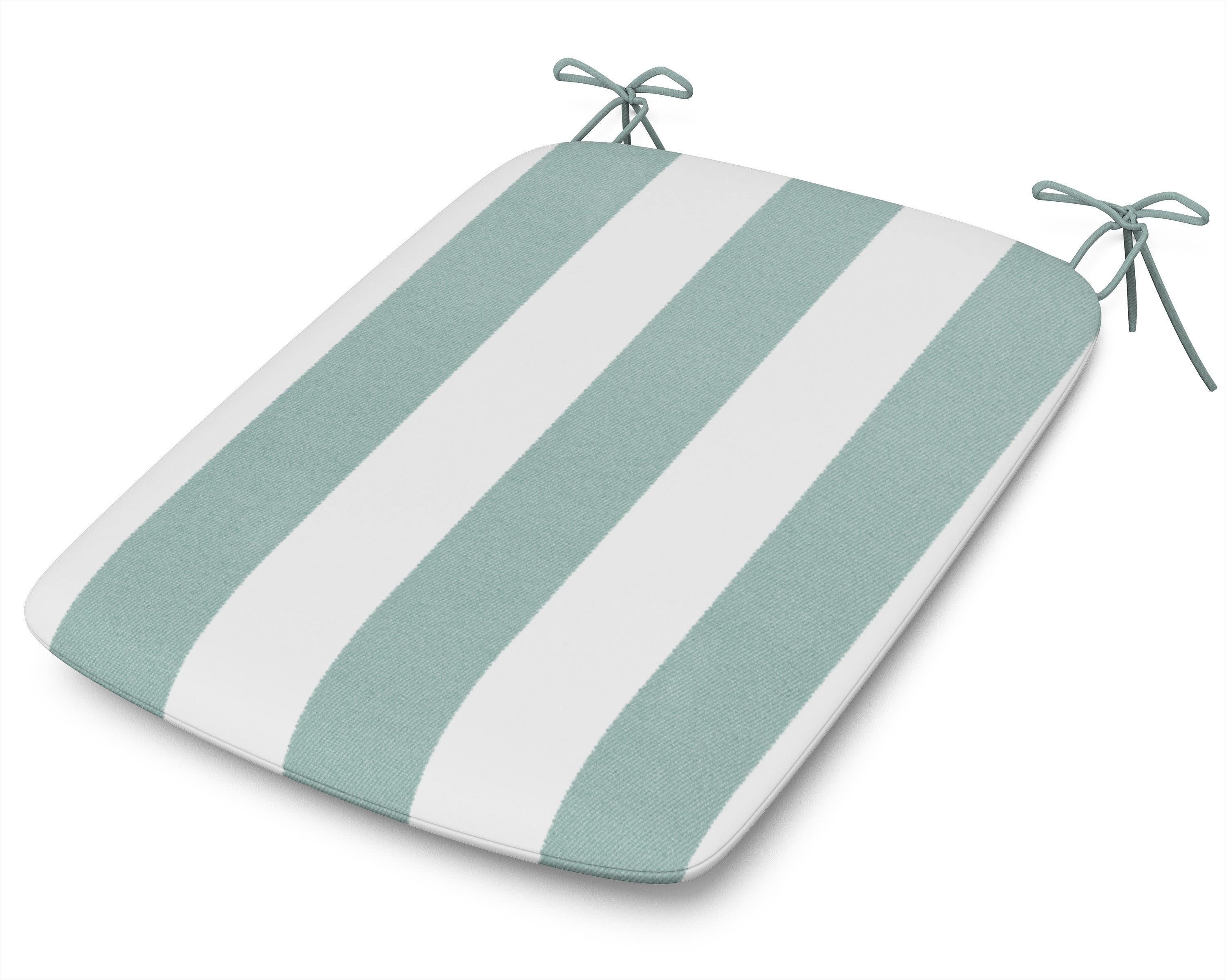 1120 Urban Seat Pad in Cabana Stripe Glacier Spa