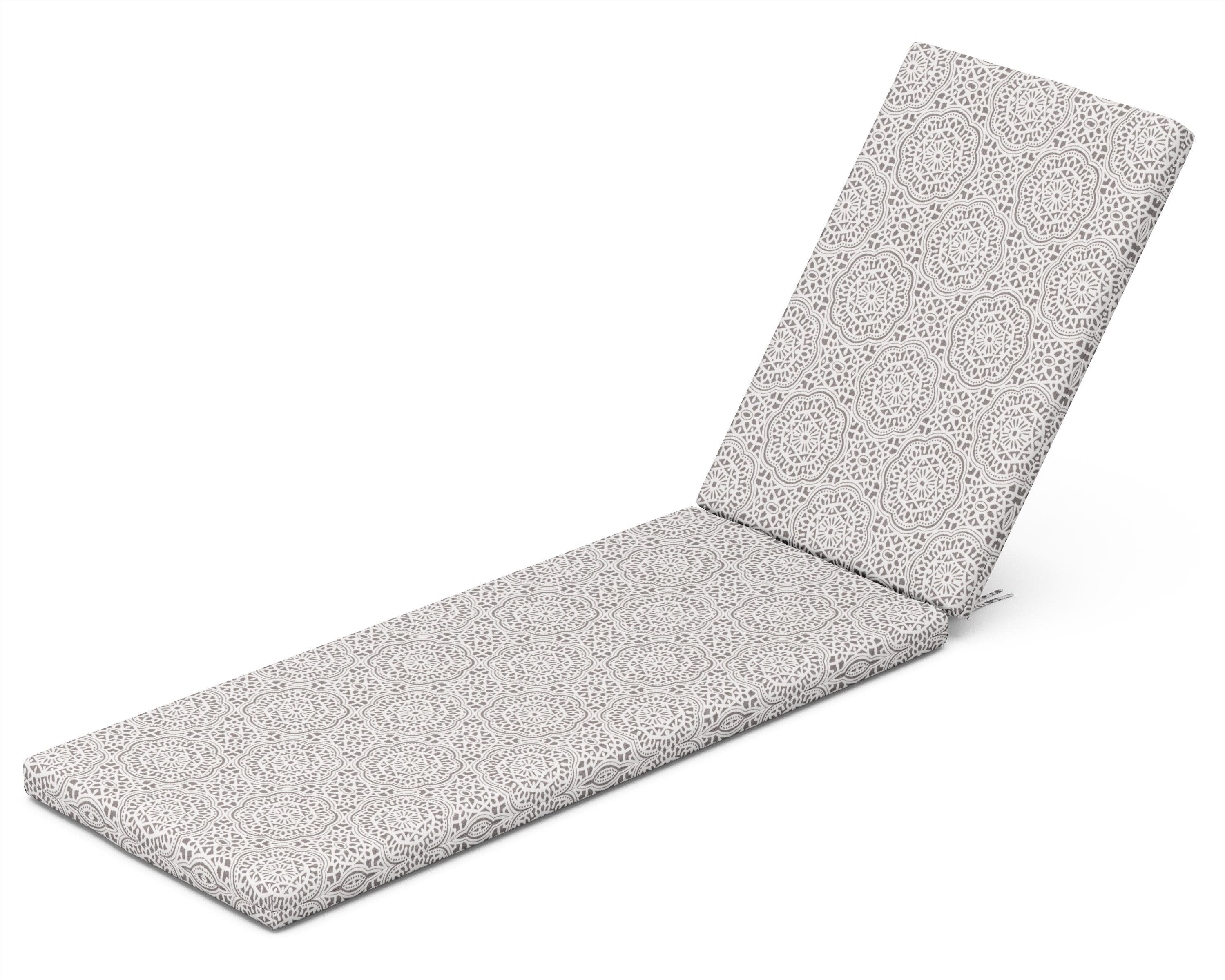 Chaise Cushion in Gwyneth Pewter