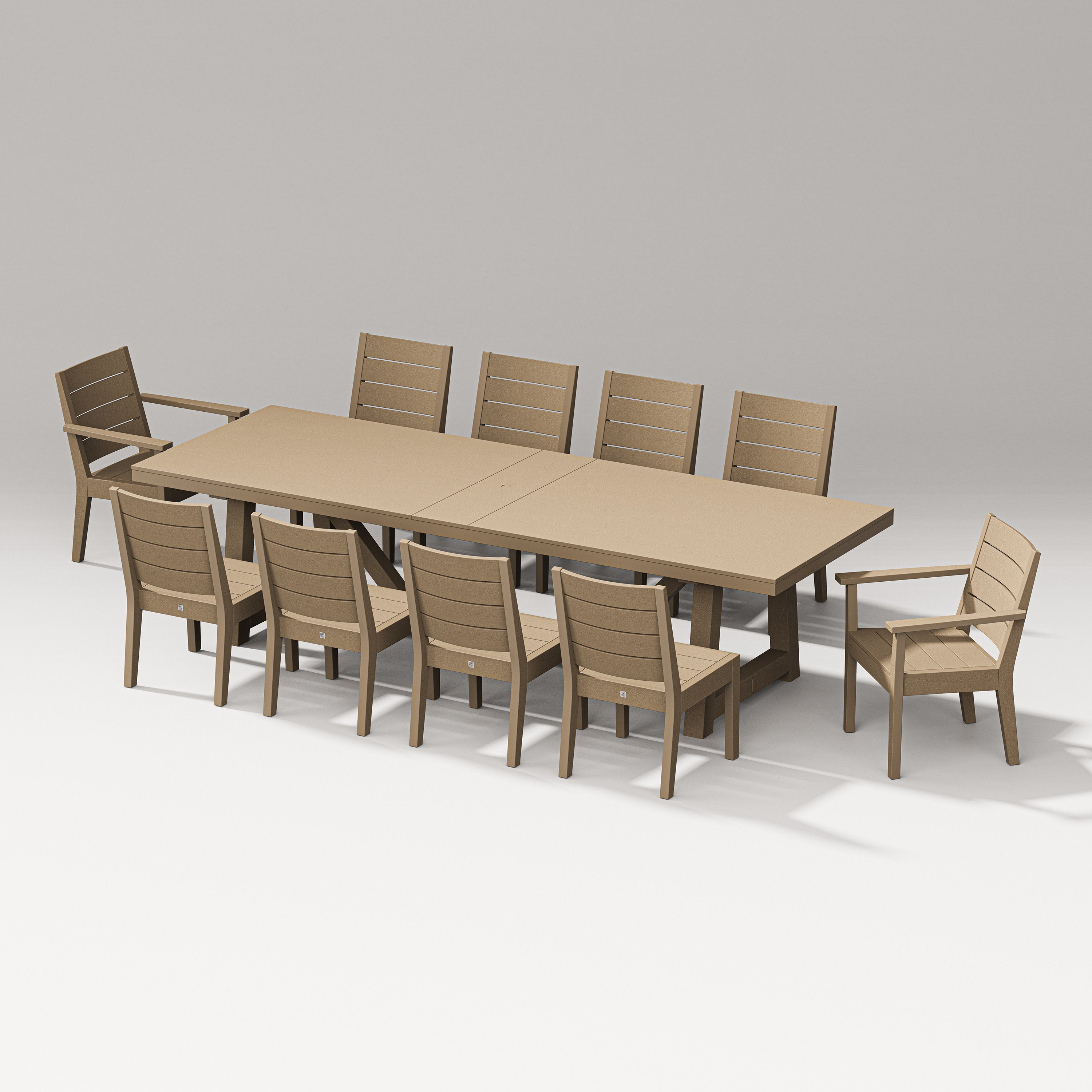 Latitude 11-Piece A-Frame Table Dining Set